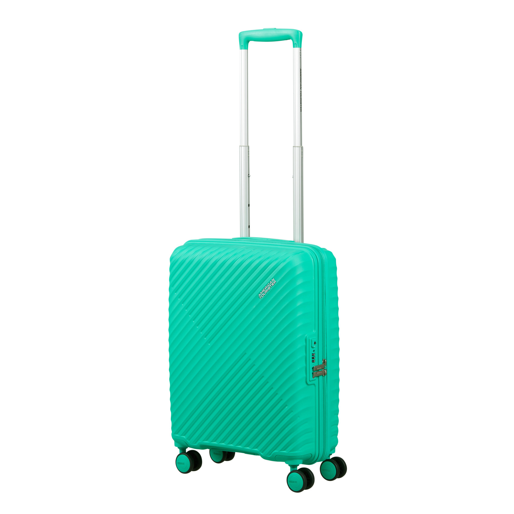 Diablast 4-wheel carry-on suitcase size S Blue