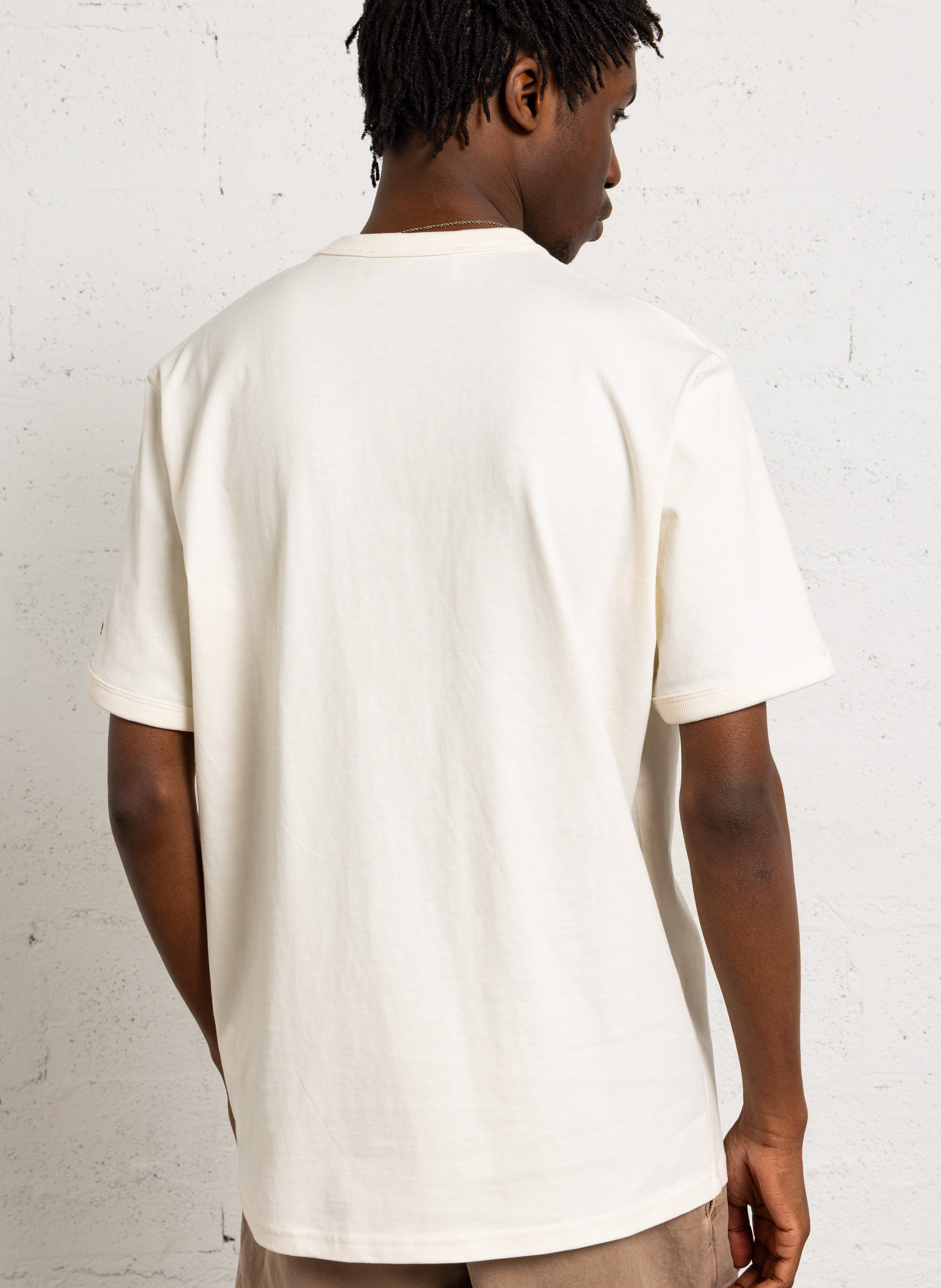 Tee-shirt oversize col rond en coton CHEVIGNON Blanc