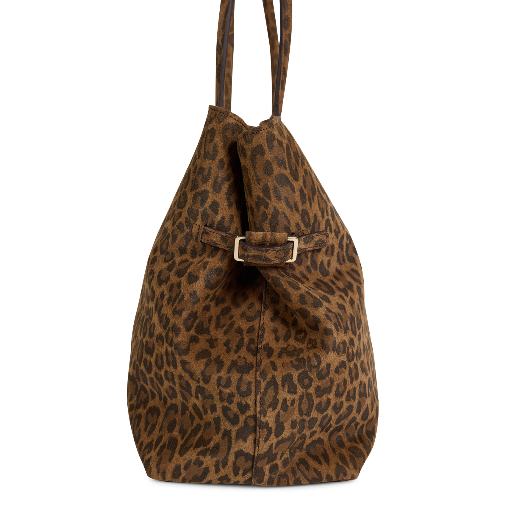 Leather tote bag NAT & NIN Brown