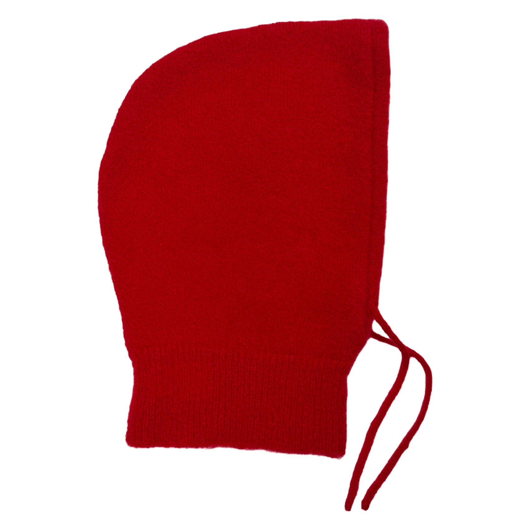 Solid Mixed Wool Hoodie SURPRISE Red