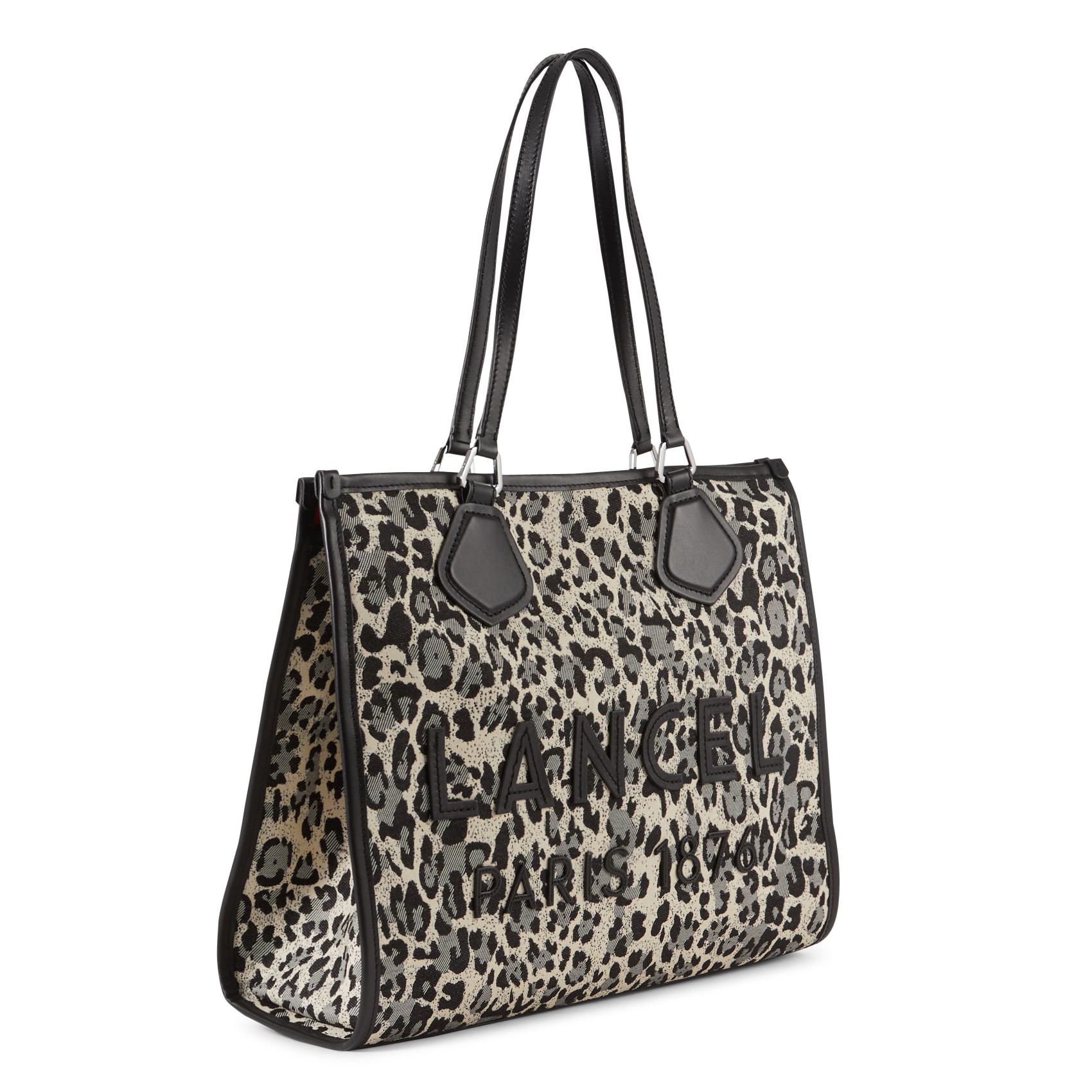 Shopper mit Print LANCEL Schwarz