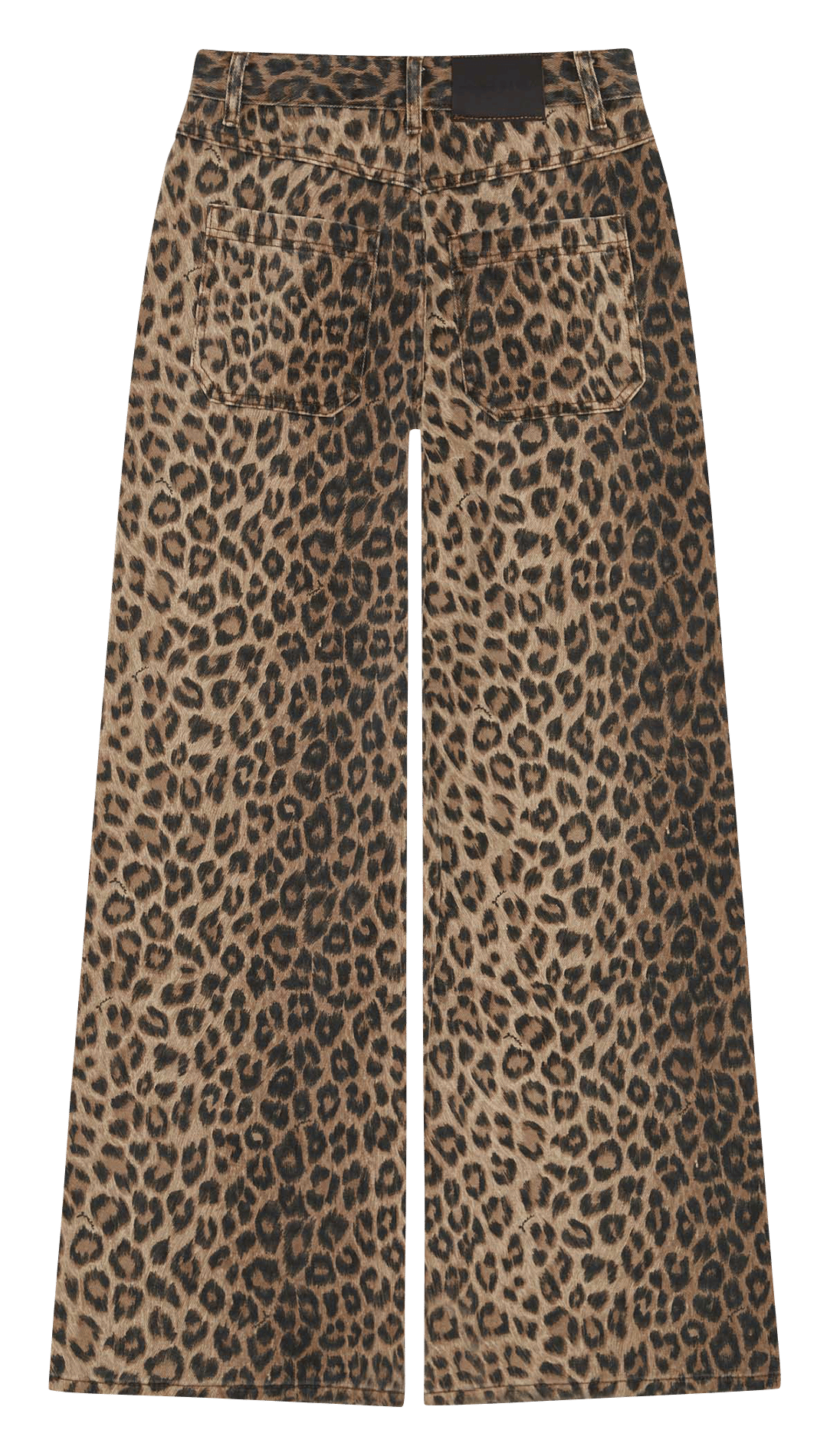 Weite Baumwoll-Jeans mit Print GRACE ET MILA Braun