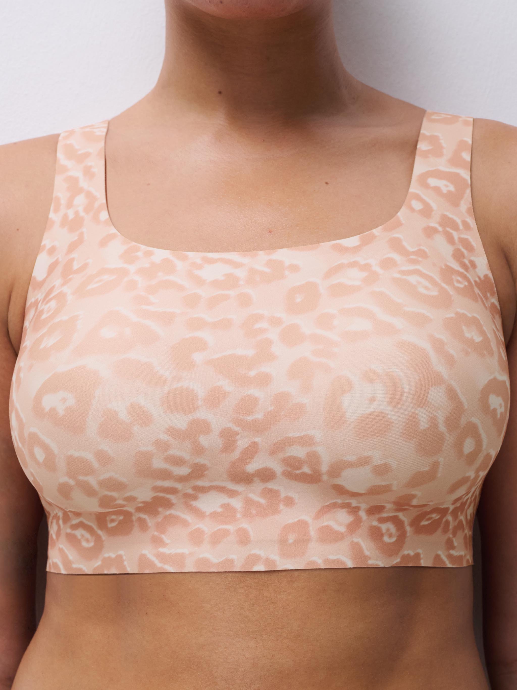 Non-wired bra CHANTELLE Brown