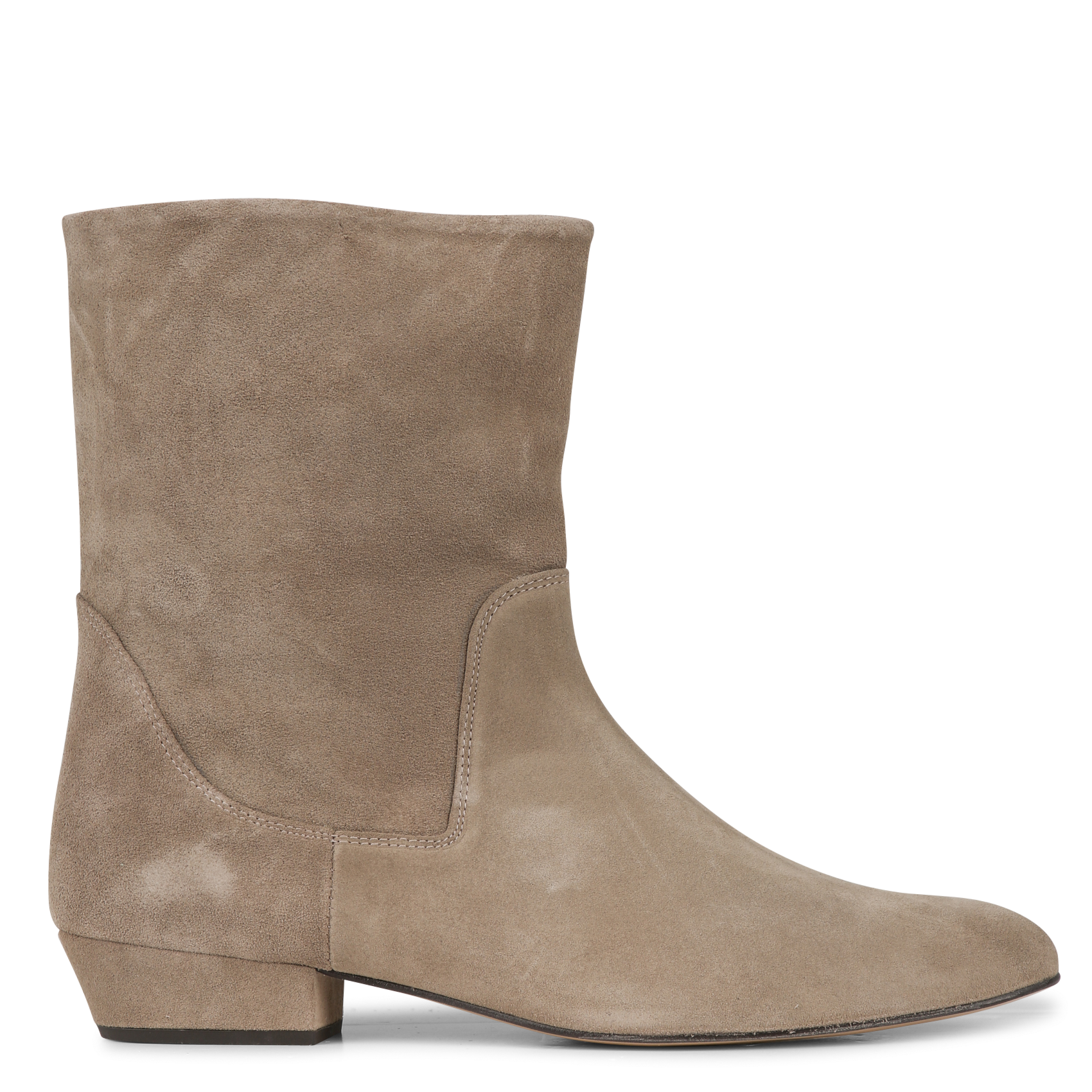 Veloursleder Stiefeletten ANONYMOUS COPENHAGEN Beige