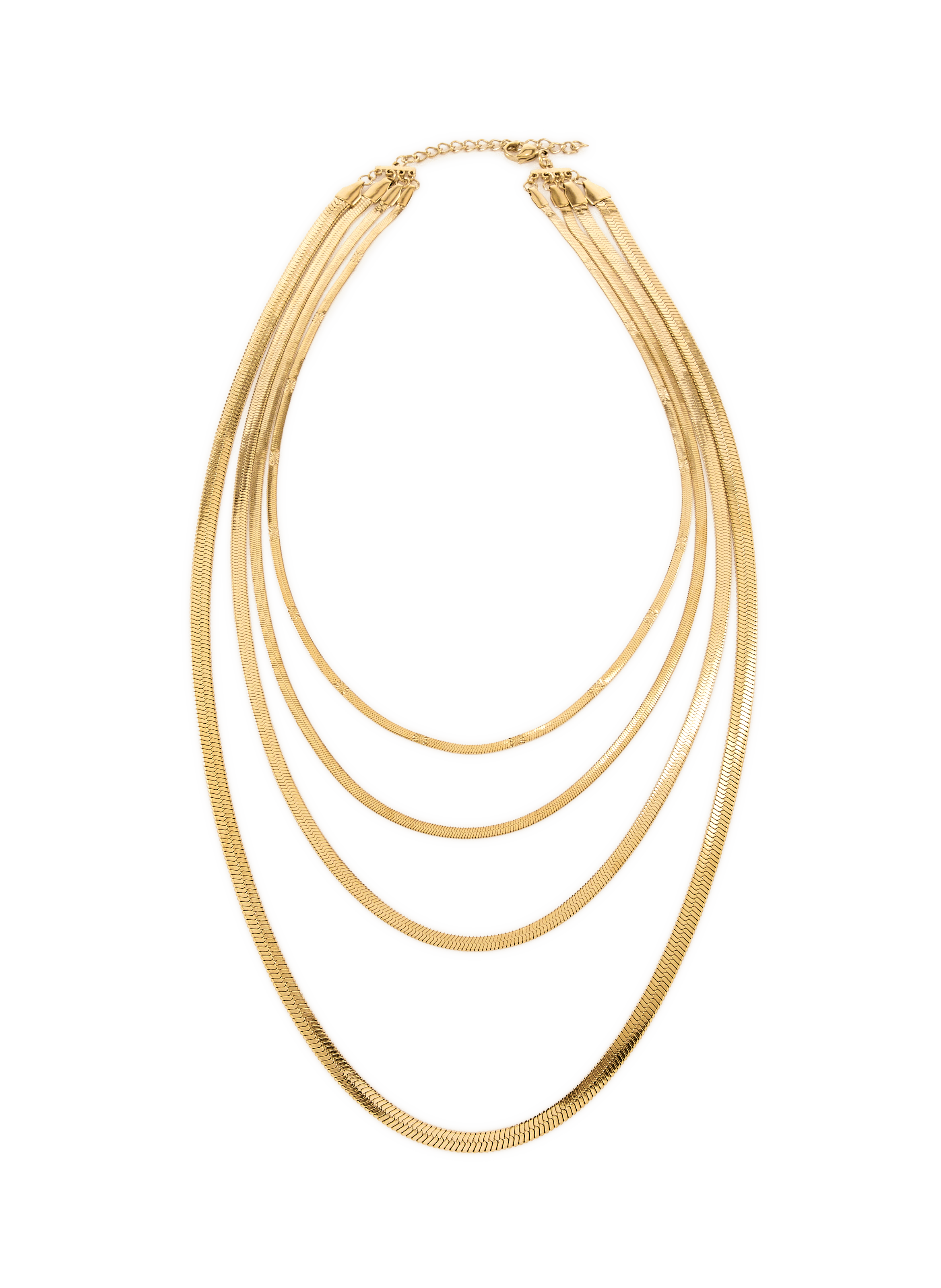 Four-chain necklace AU PRINTEMPS PARIS Golden