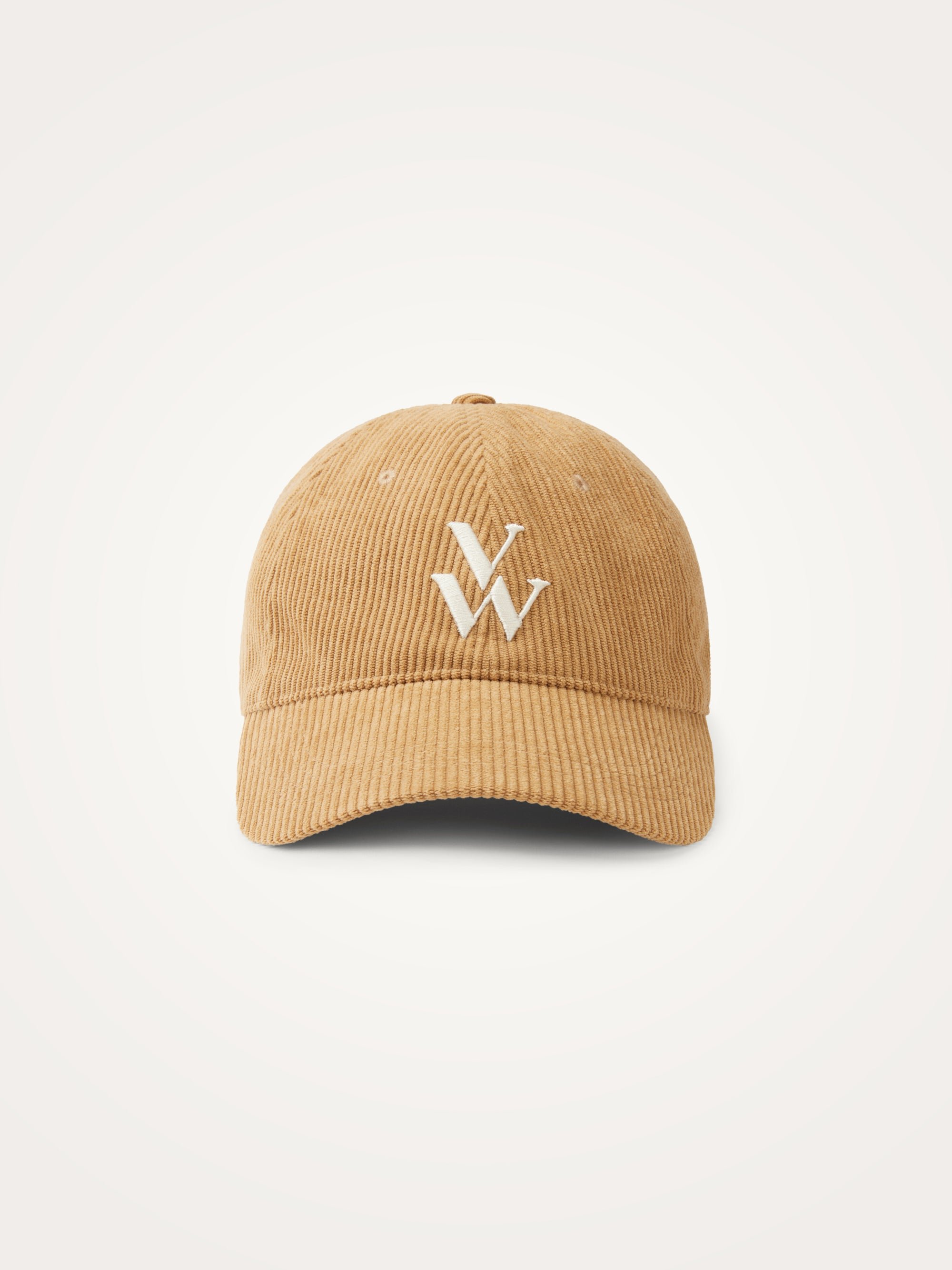 Embroidered monogram cap VANESSA WU Beige