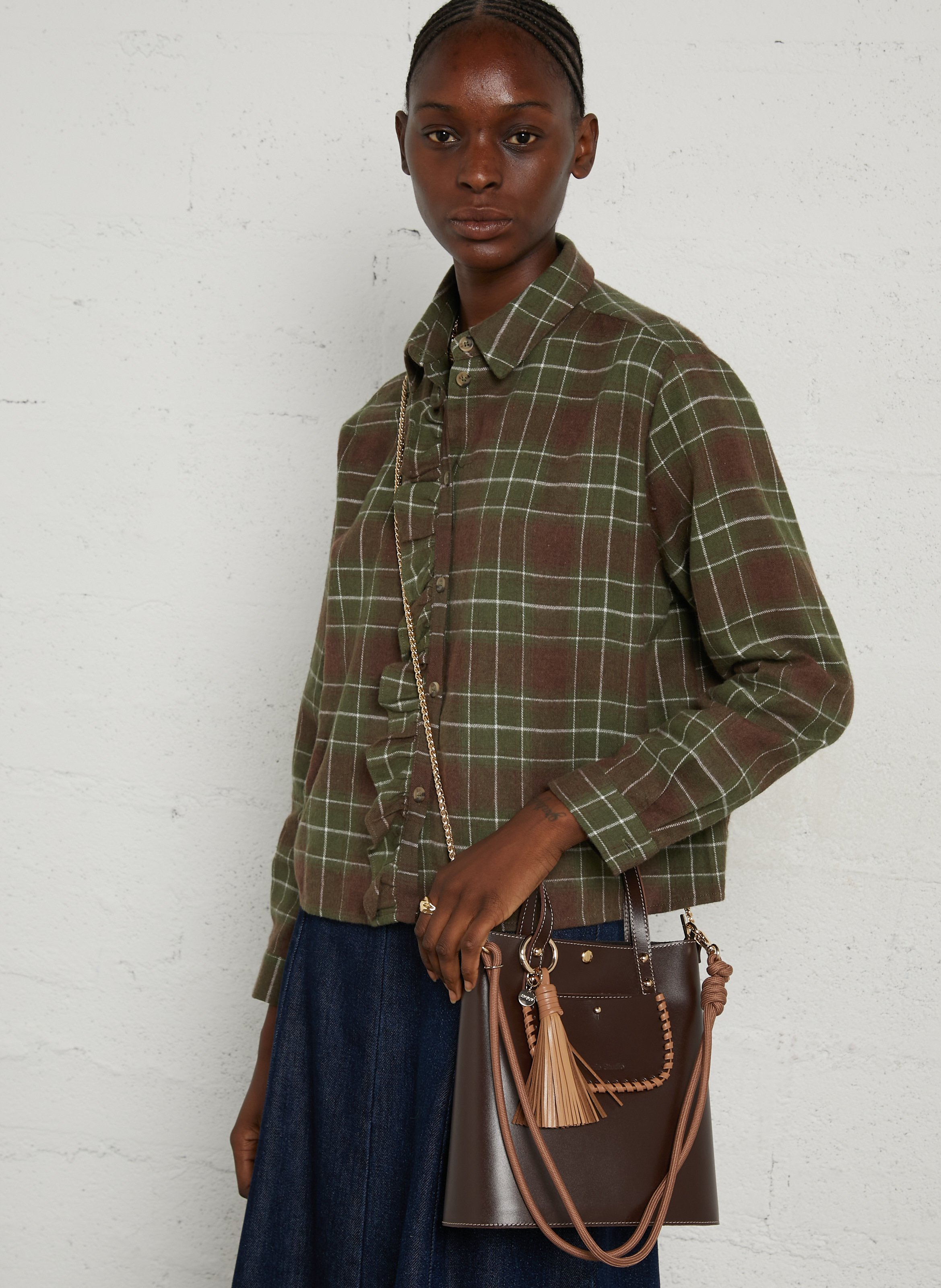 Sac à main en cuir CRAIE STUDIO Beige