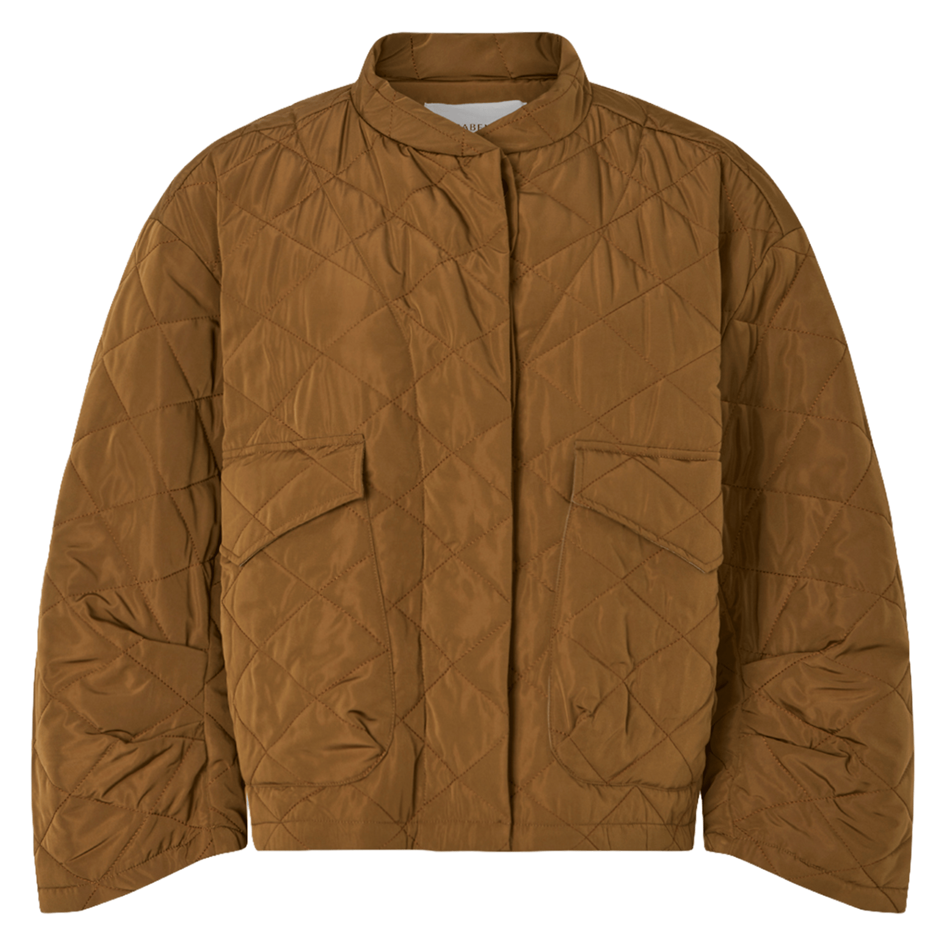 Veste matelassée à col montant RABENS SALONER Marron