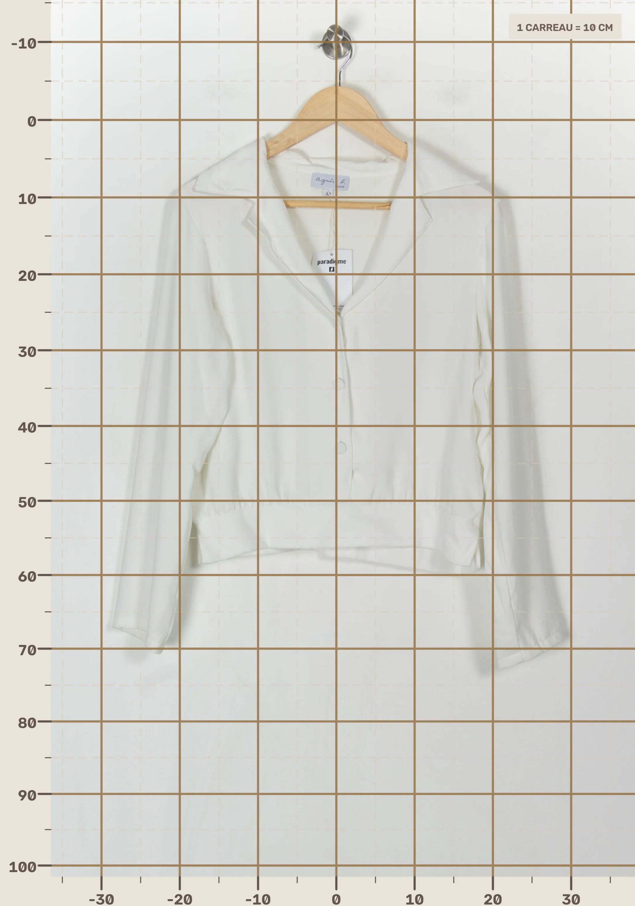 Blouse AGNES B. - Seconde Main White