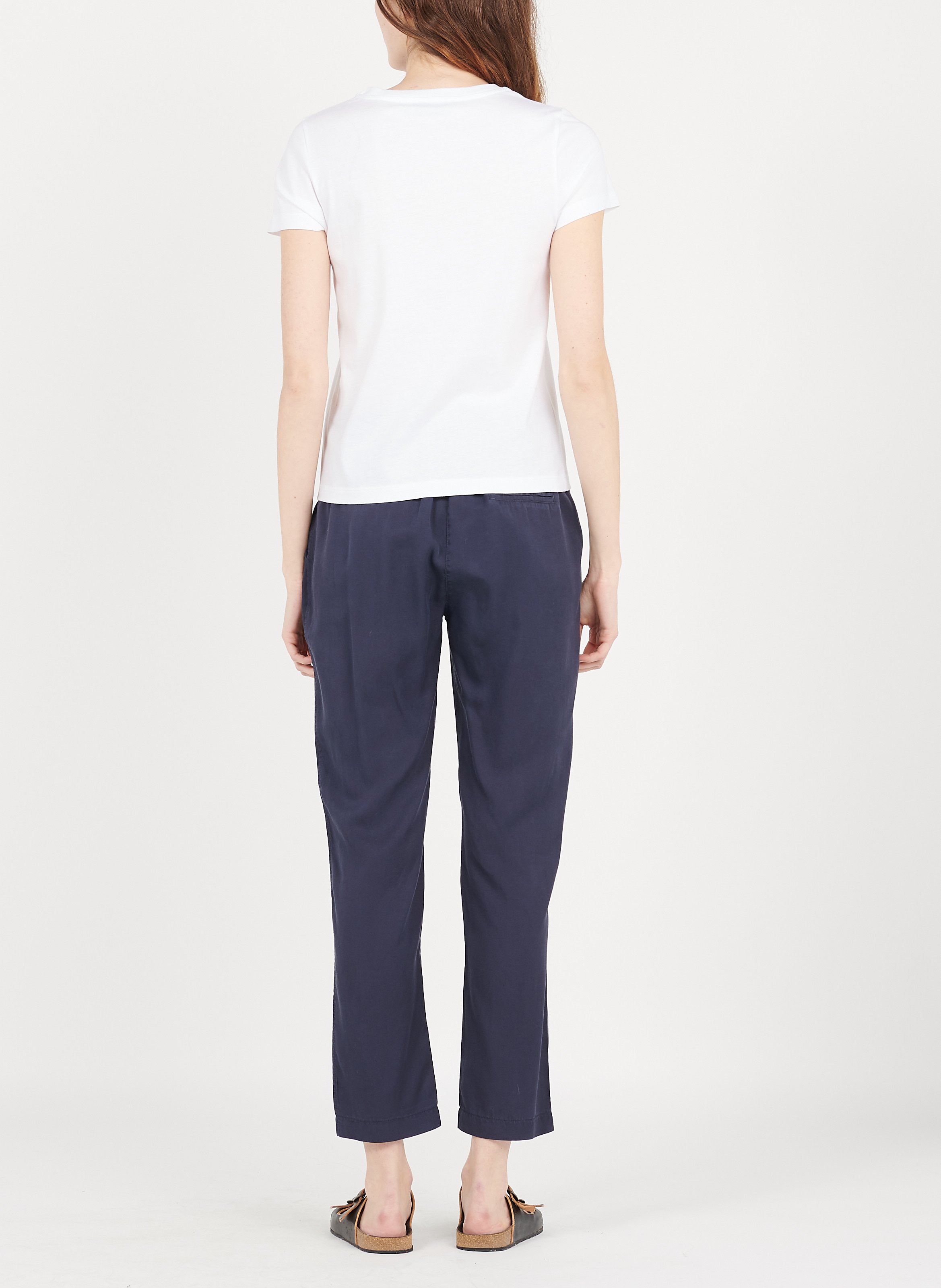 Pantalon droit 7/8ème LA FEE MARABOUTEE Bleu