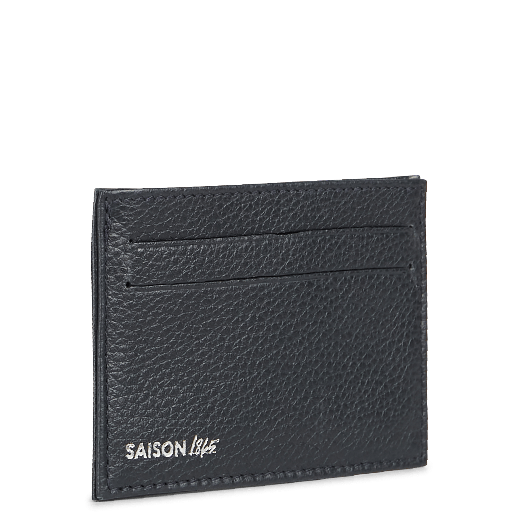 Grained leather card holder SAISON 1865 Blue