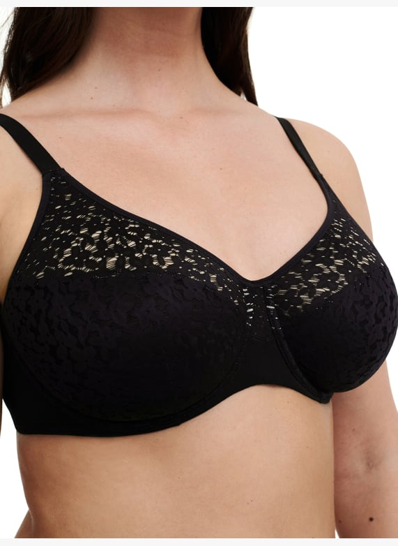 Moulded full-cup bra | Black by CHANTELLE Moulded full-cup bra Black