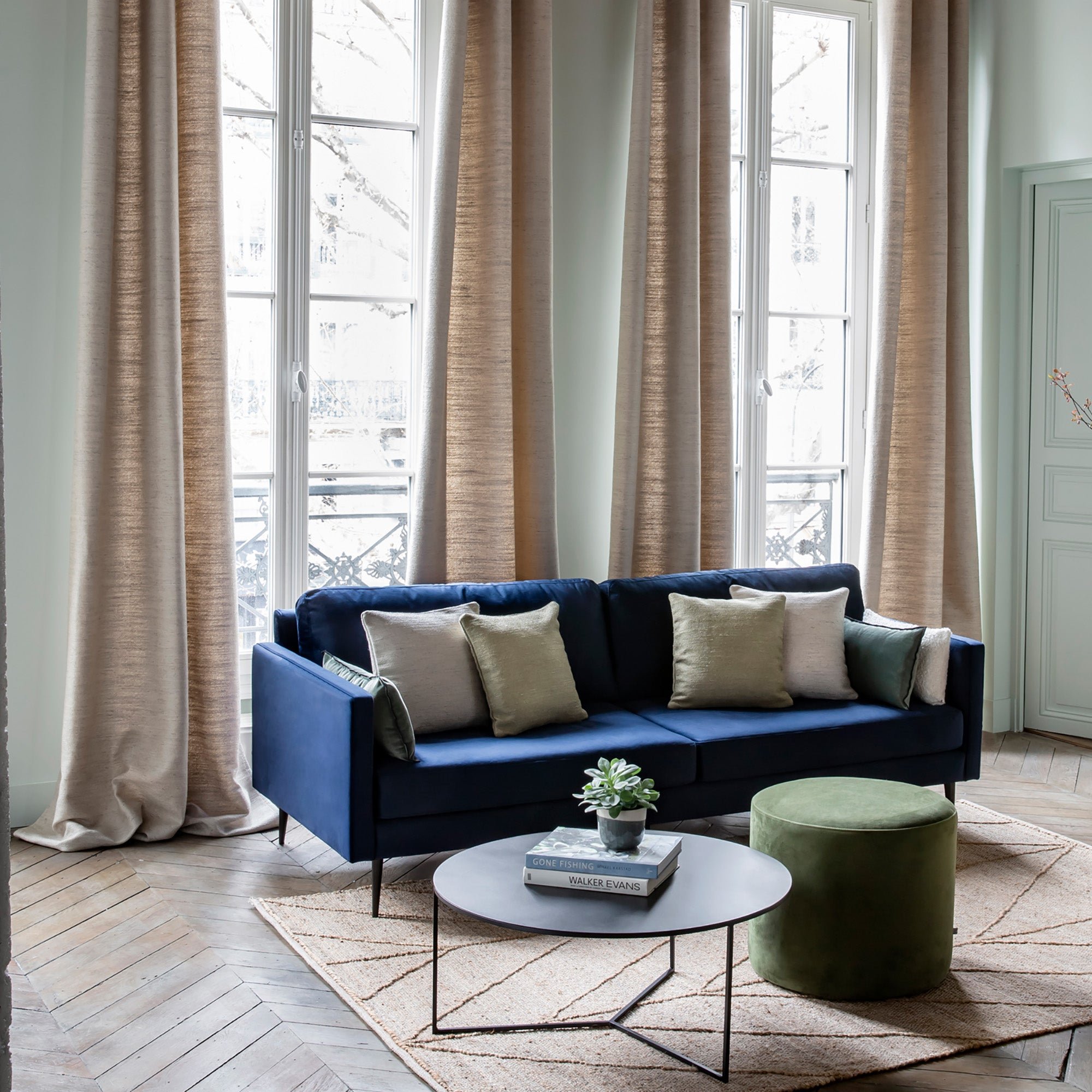 ORSSO - Curtain with gathering tape MADURA Beige