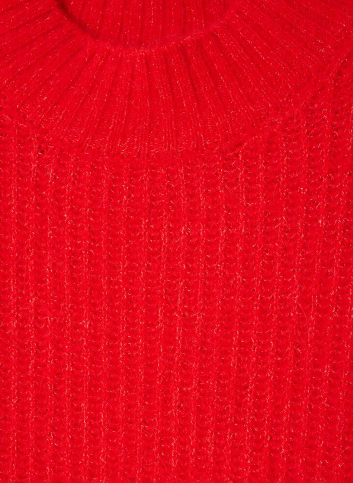 Gebreide trui met opstaande hals AMERICAN VINTAGE Rood