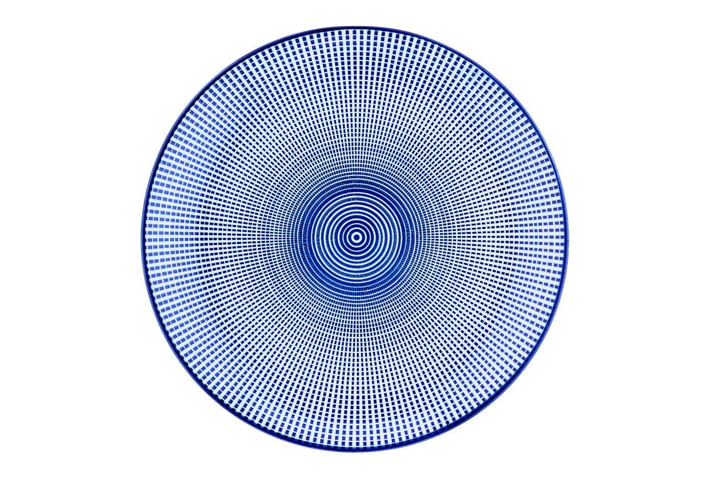 Pattern plate ø26cm - 6 pieces - color BJORN Blue