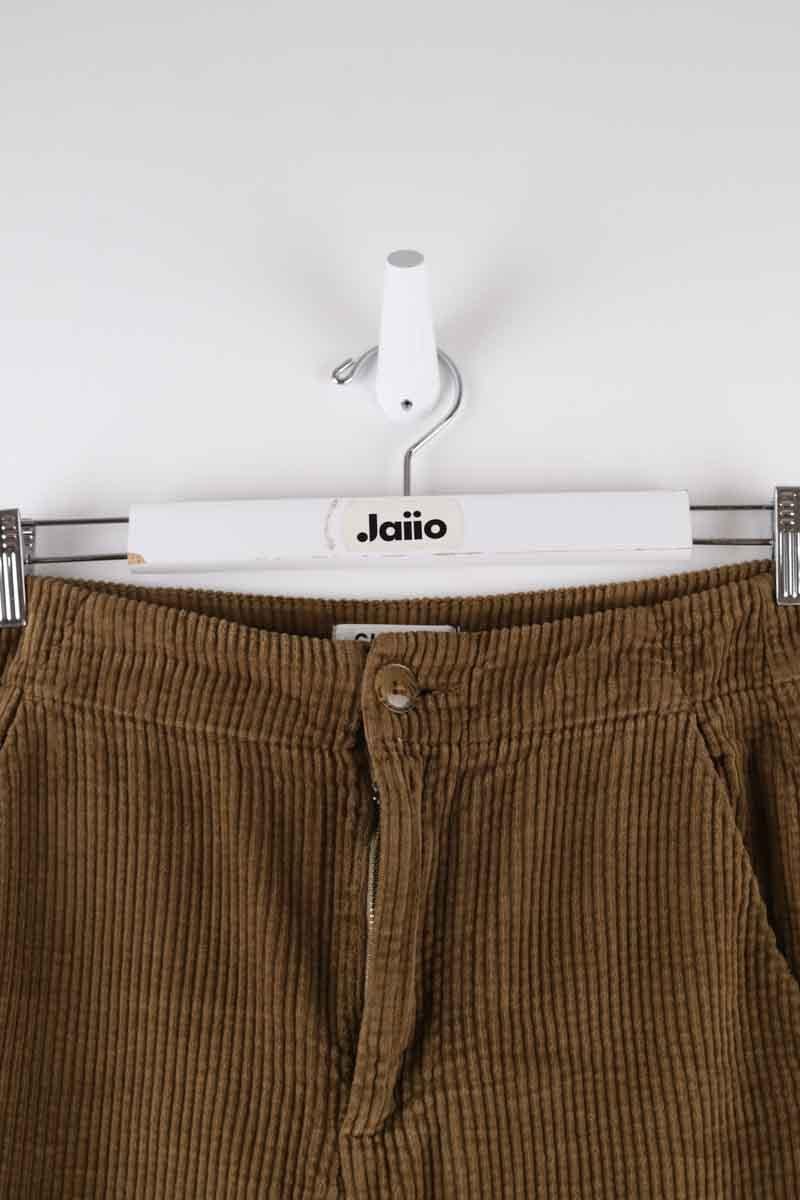 Slim-fit cotton cargo pants CHLOE STORA - SECONDE MAIN Brown
