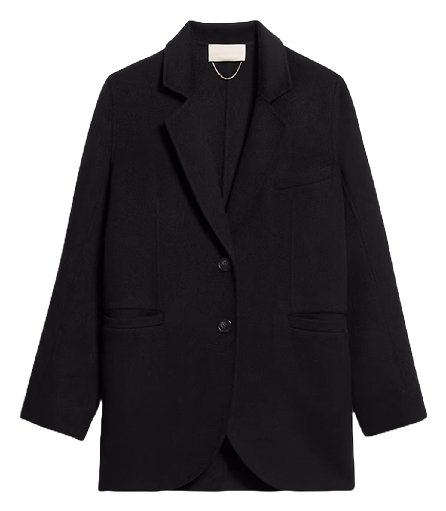 Blazer van wolmix VANESSA BRUNO Zwart