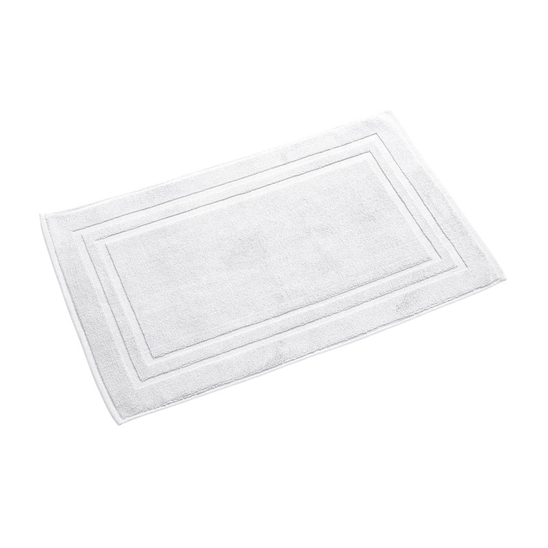 100% combed cotton bath mat COTON PUR White
