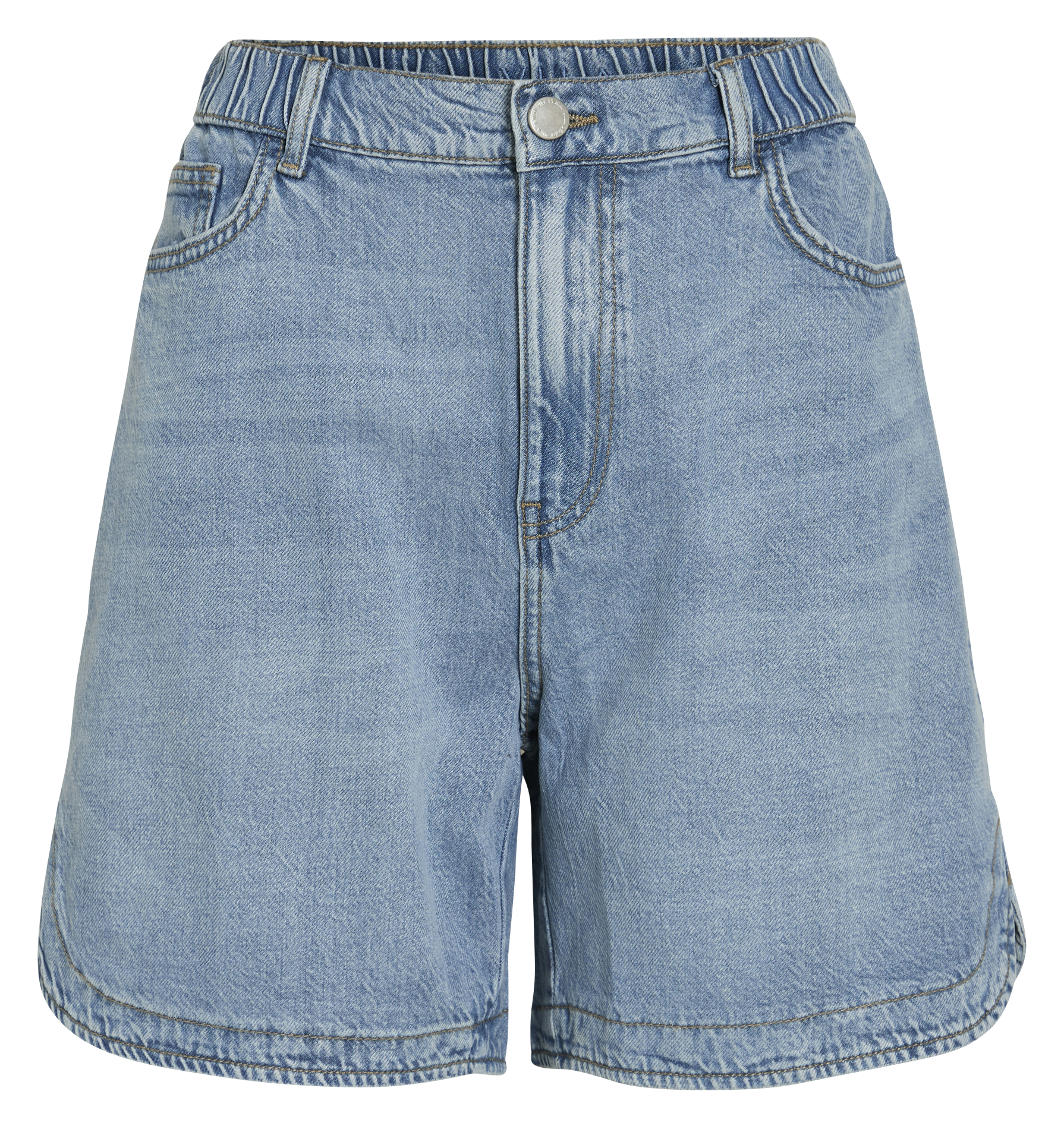 Short droit en denim VILA Bleu