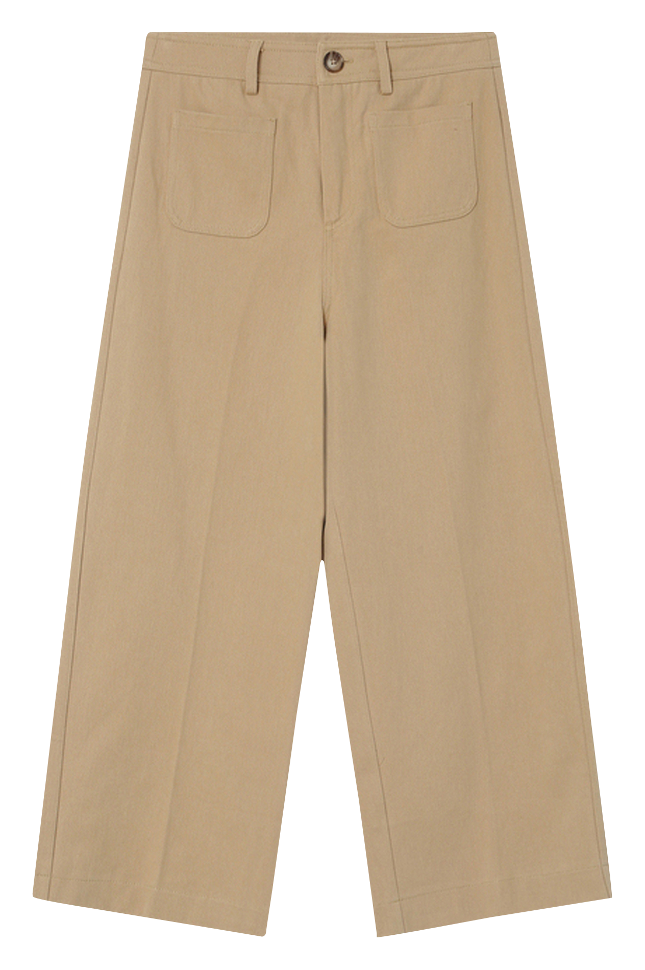 Slim-fit cotton cargo pants GRACE ET MILA Beige