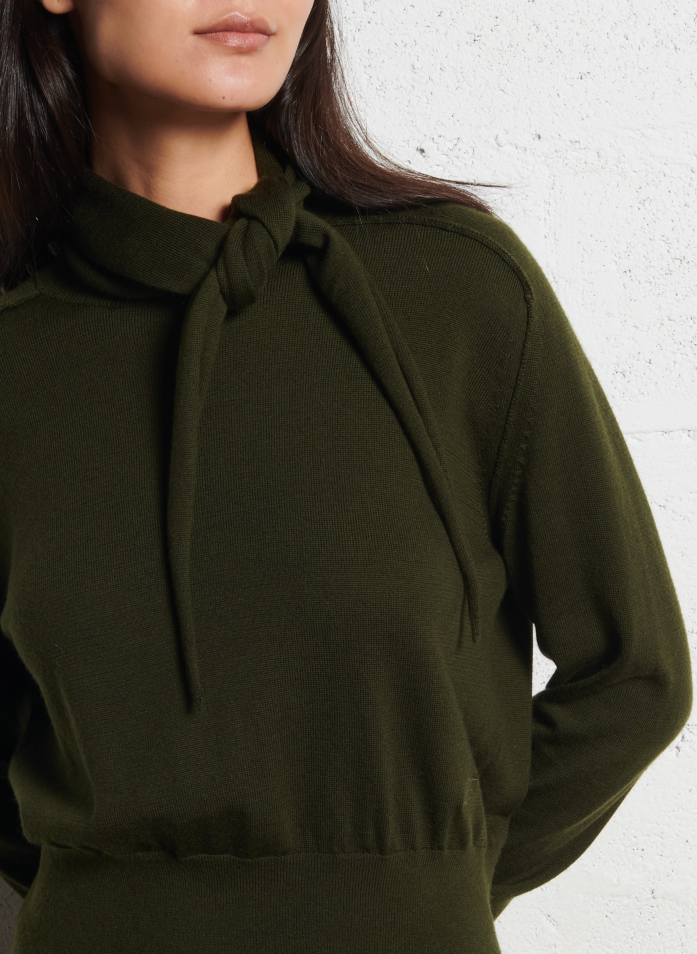 Oversize-Pullover aus Wolle LAURENCE BRAS Grun