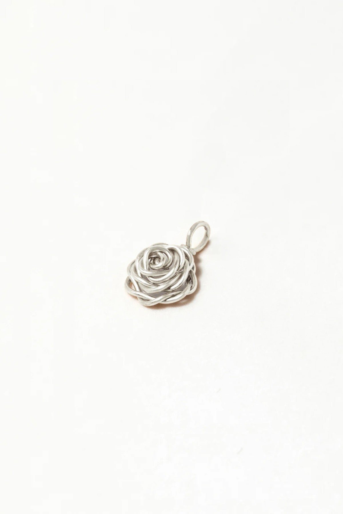 Small silver rosa pendant YAY Silver