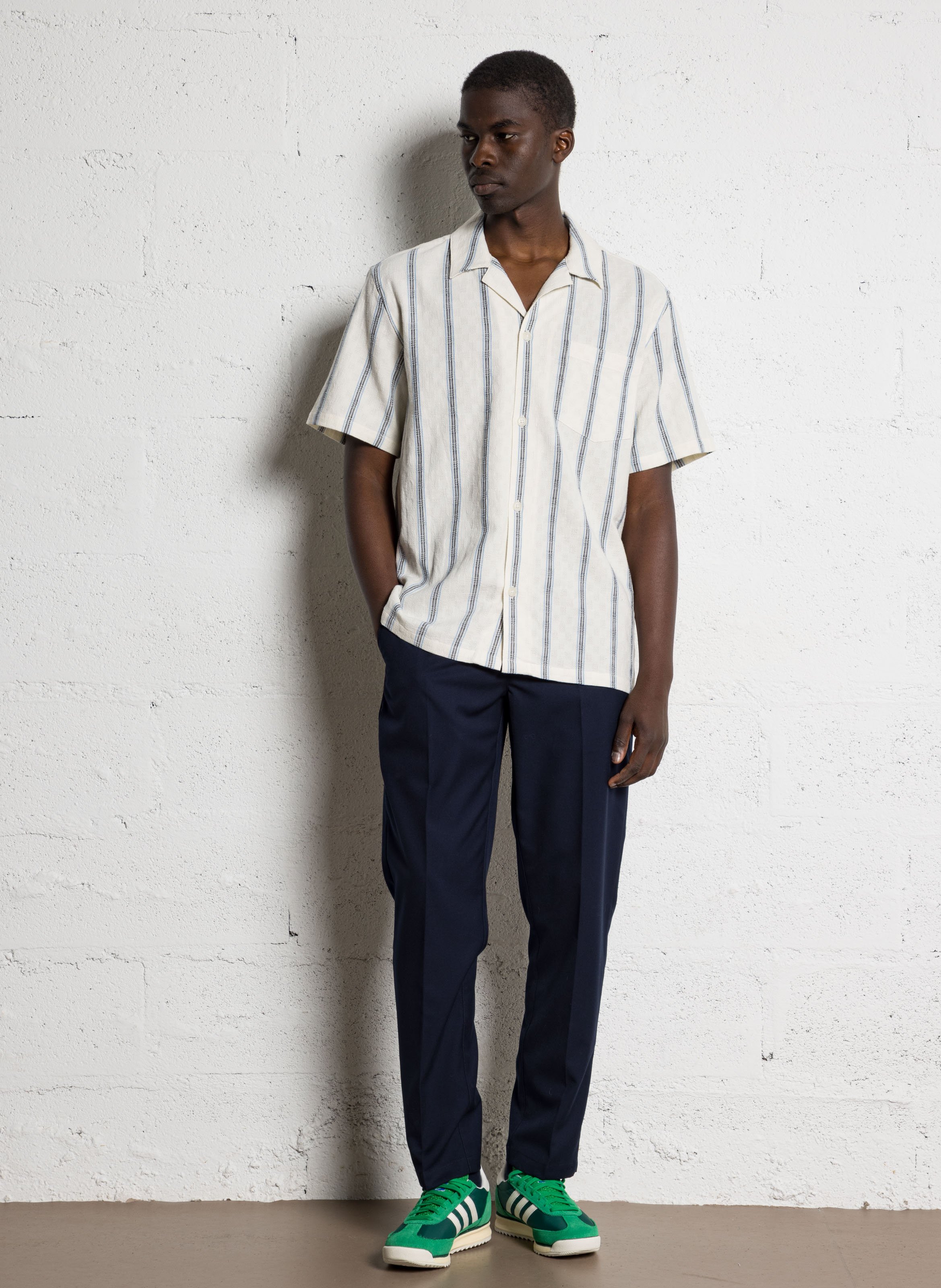 Effen overhemd Colonel LES DEUX Beige