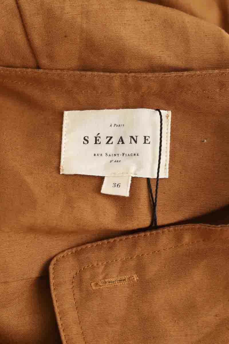 Linen jumpsuit SEZANE - Seconde main Brown