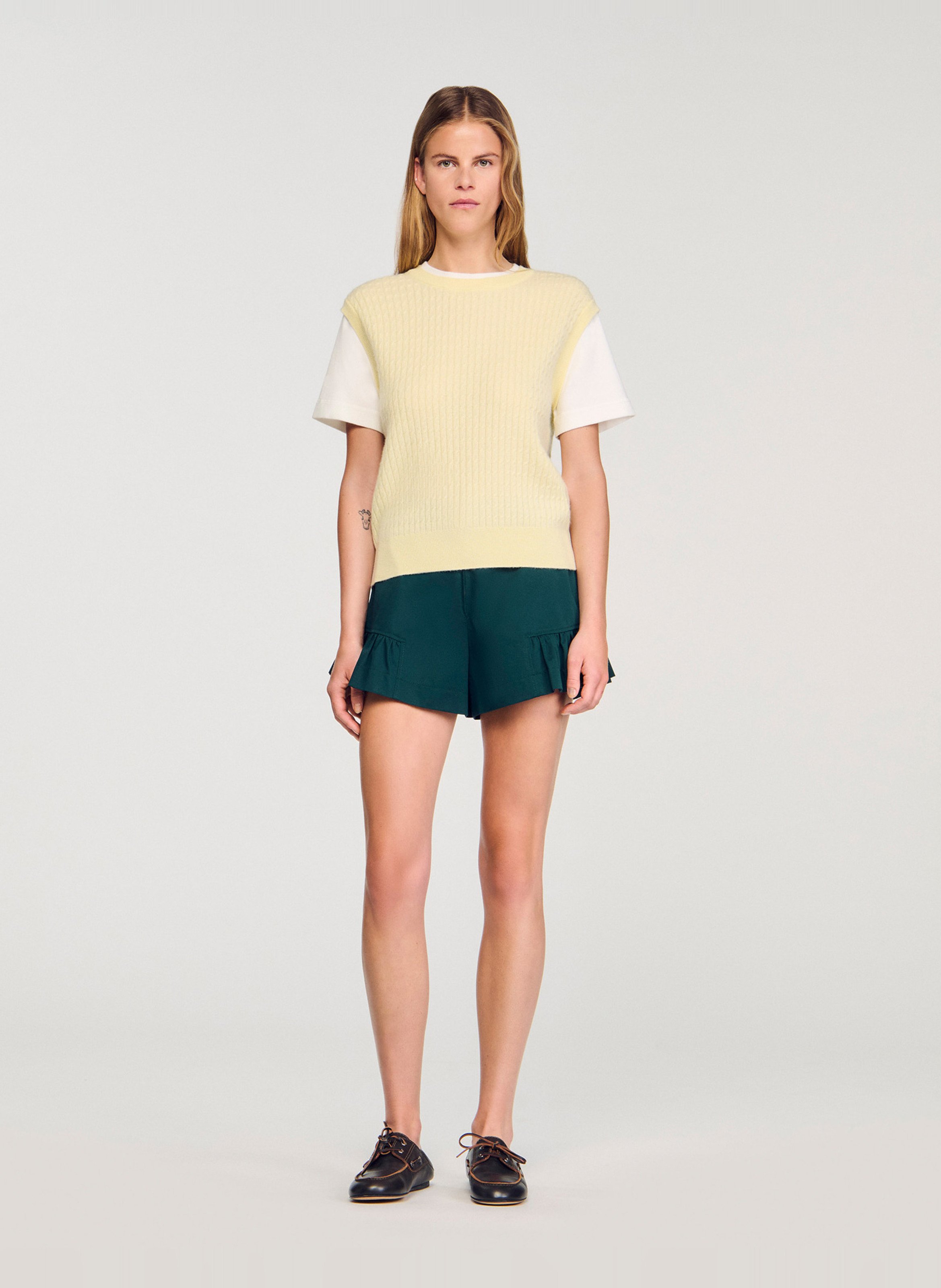 Alpaca wool sweater Yellow