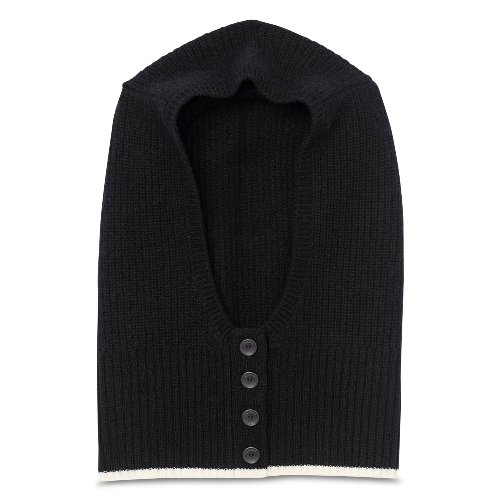 Geribbelde hoodie SANDRO Zwart