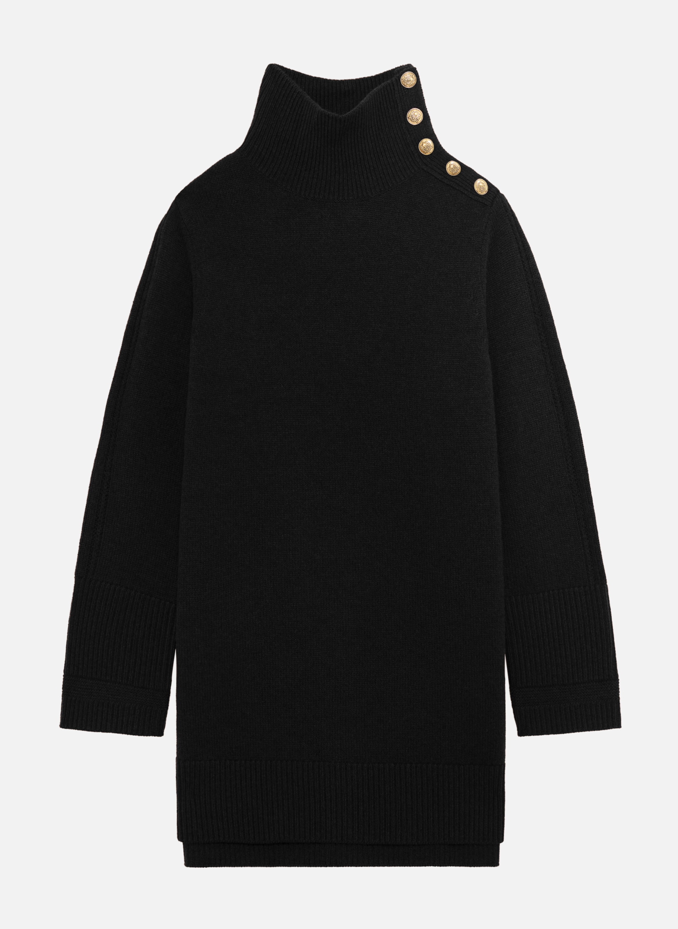 Malilen short wool dress THE KOOPLES Black