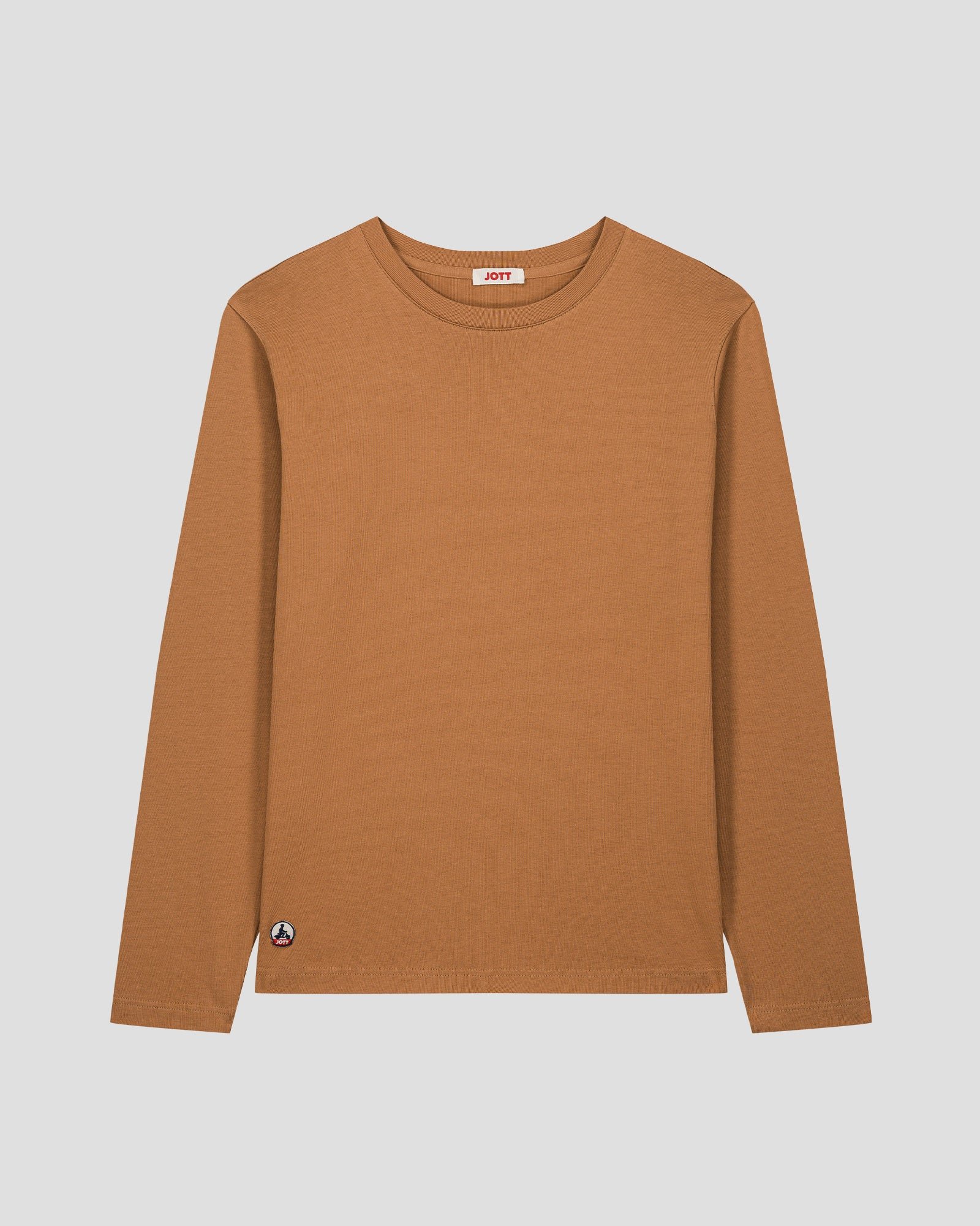 Emilio round neck T-shirt JOTT Brown