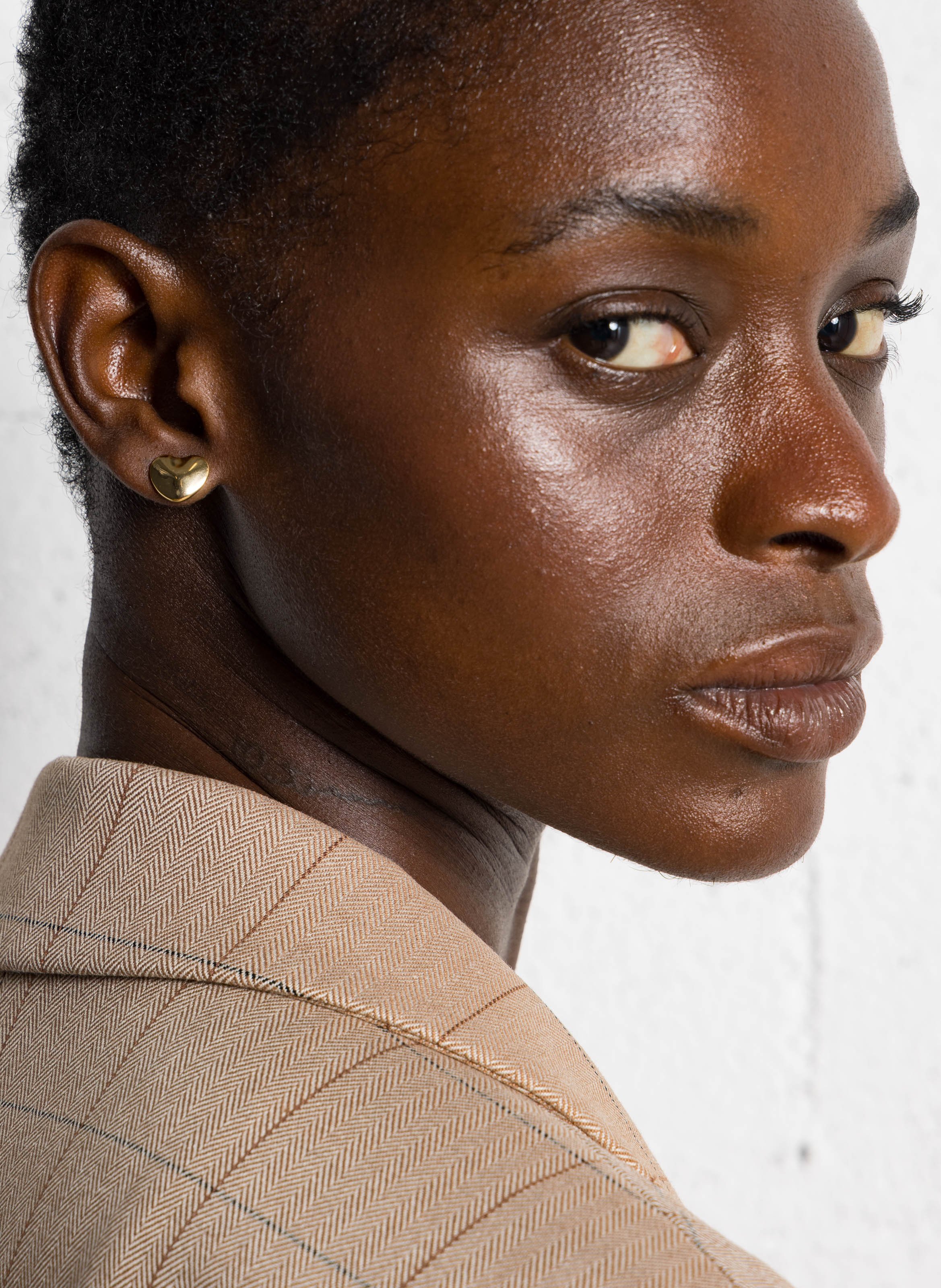 Aros de corazón FEEKA Dorado