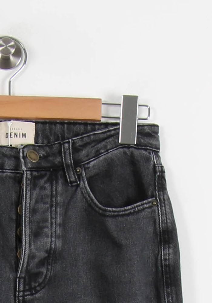 Cropped slim jeans with studs SEZANE - Seconde main Grey