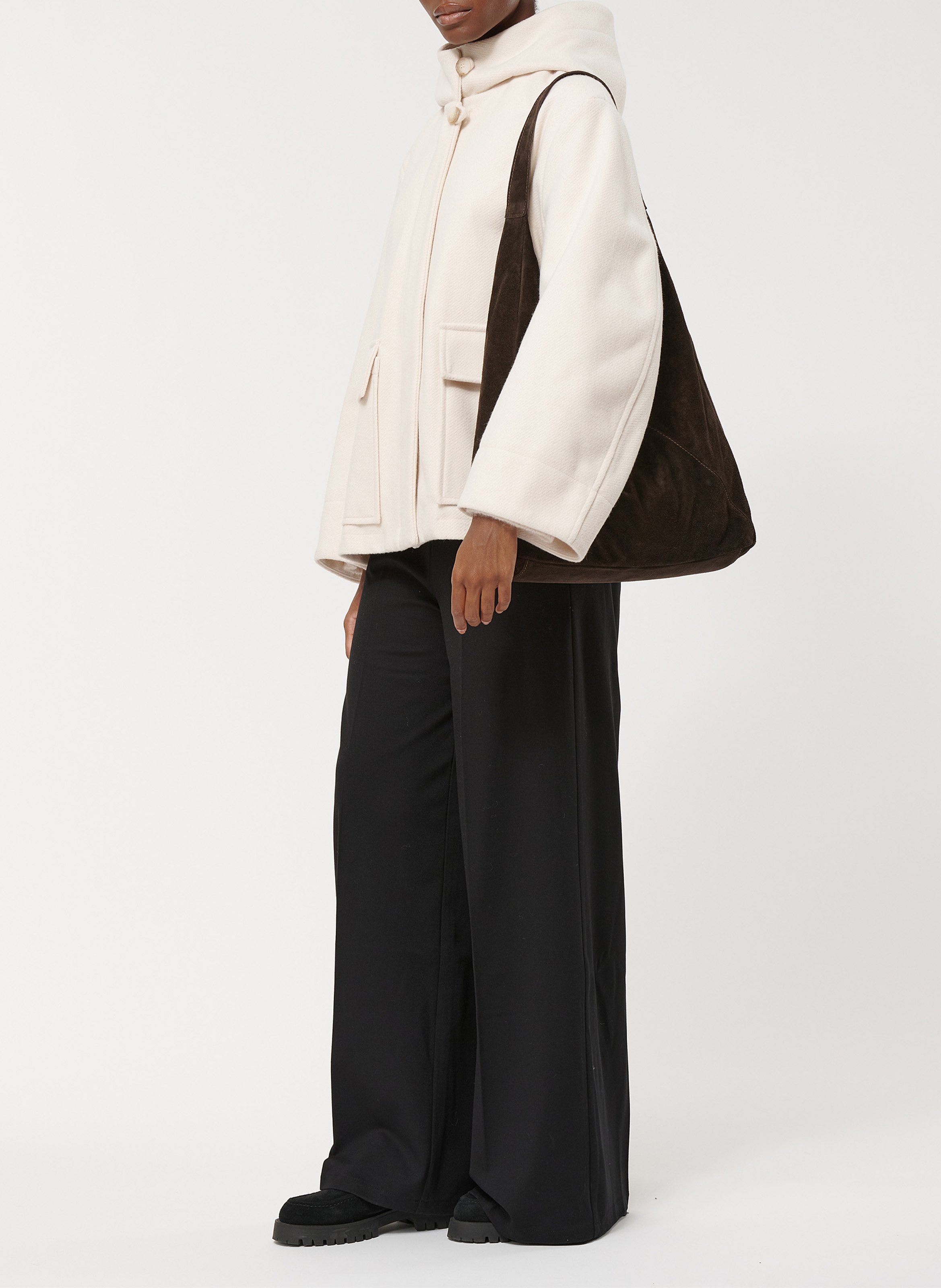 Sac cabas en cuir HUMILITY Marron