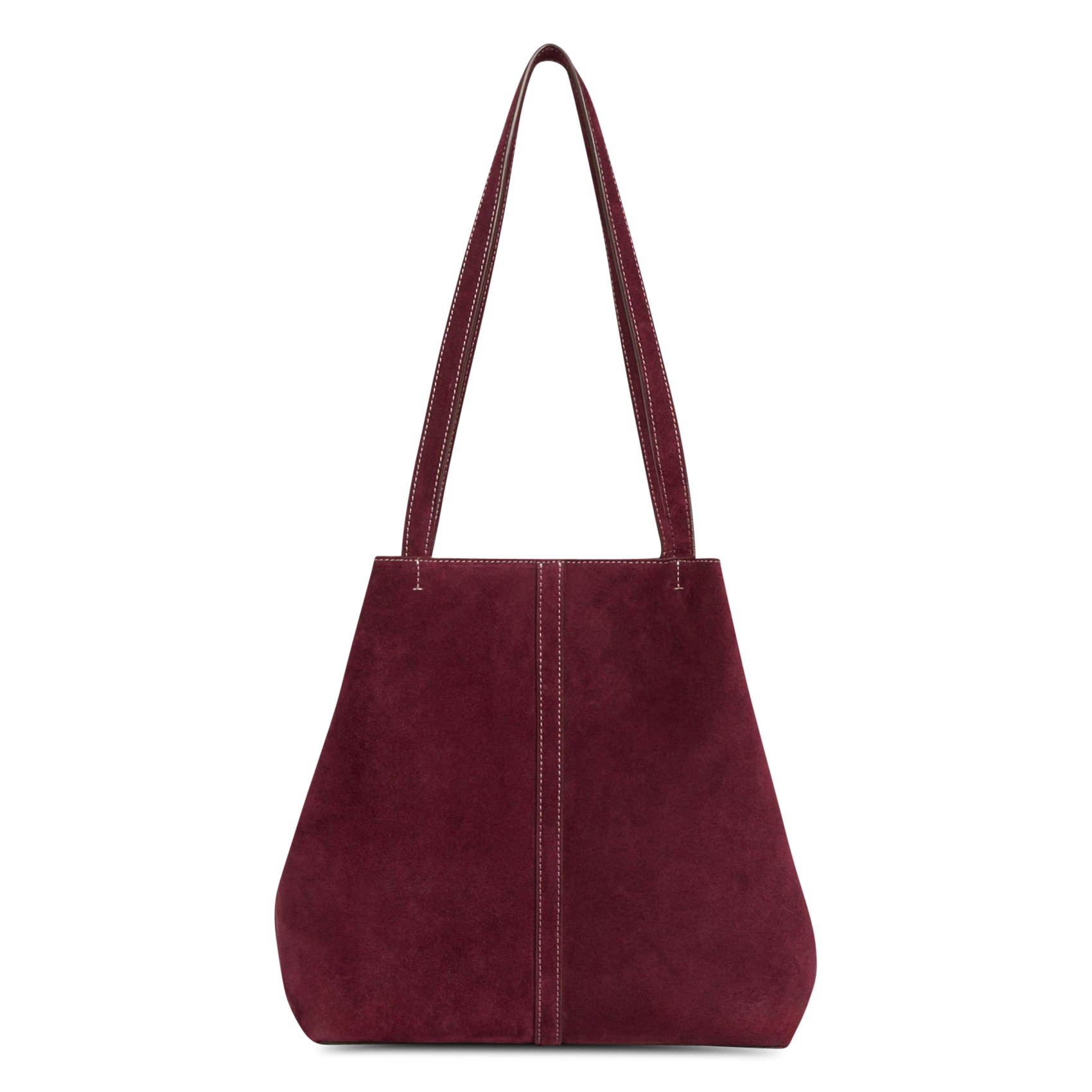 Suede tote bag VANESSA BRUNO Pink
