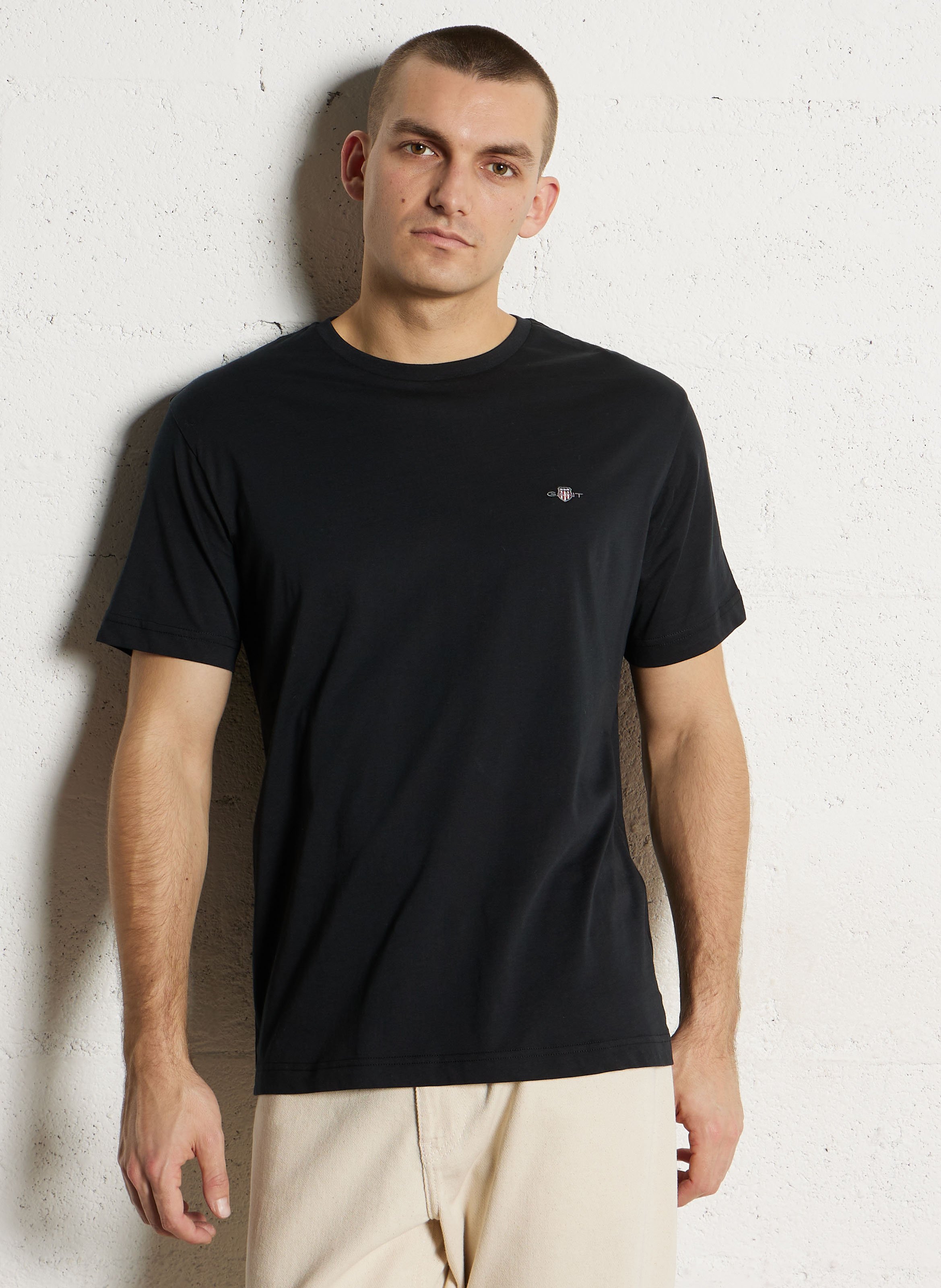 Tee-shirt en coton col rond GANT