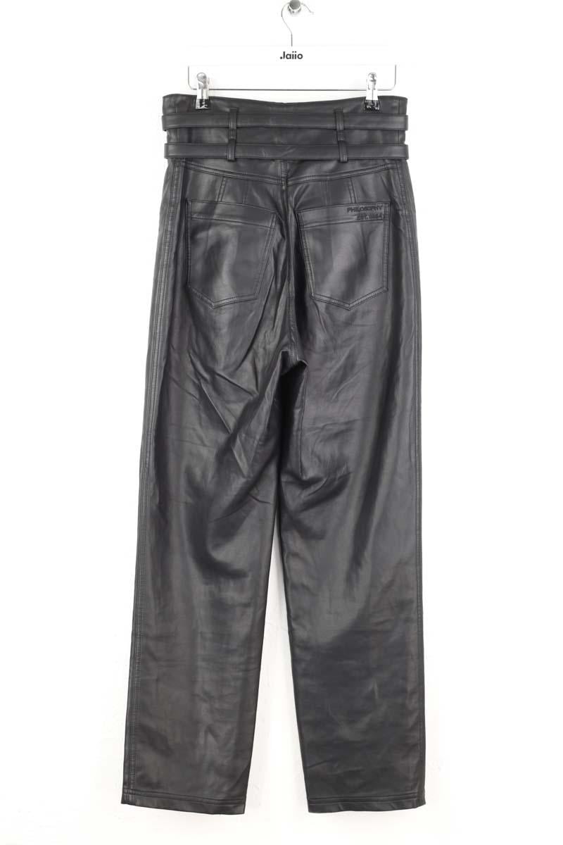 Carrot trousers PHILOSOPHY DI LORENZO SERAFINI - SECONDE MAIN Black