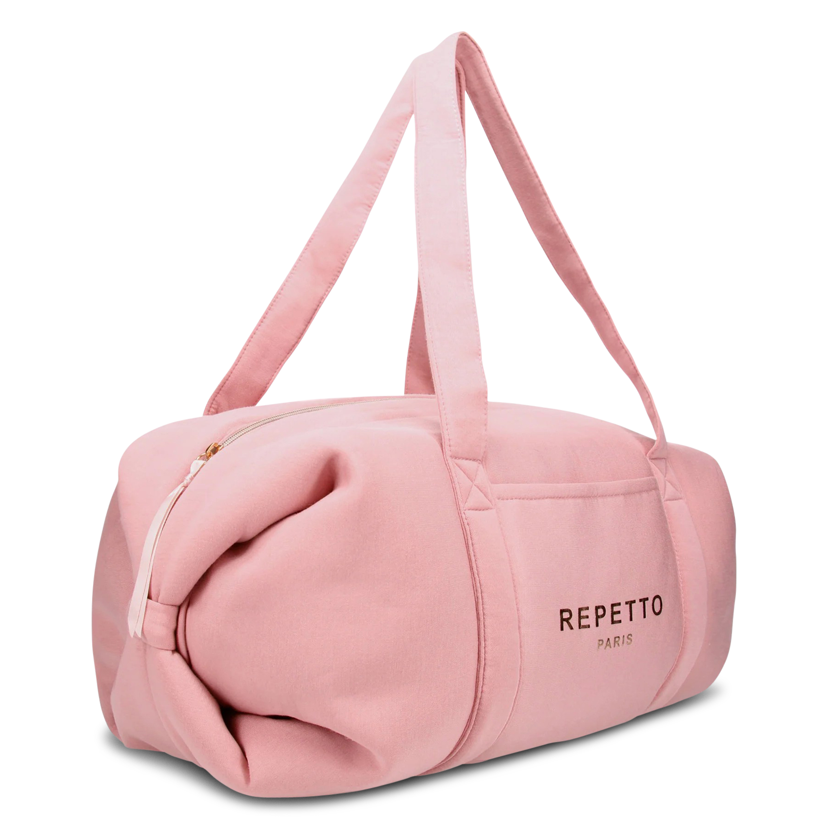 Large solid logo duffel bag REPETTO Pink