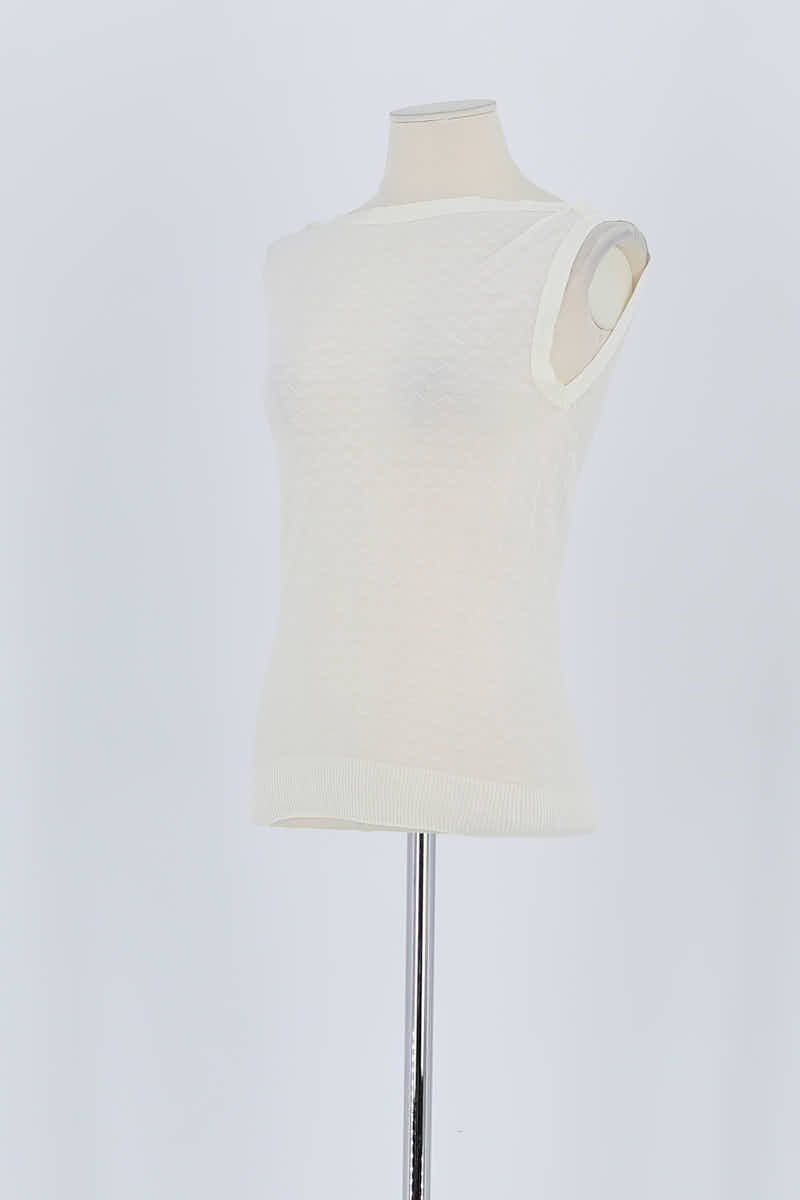 Azawood sleeveless top AGNES B. - Seconde Main White