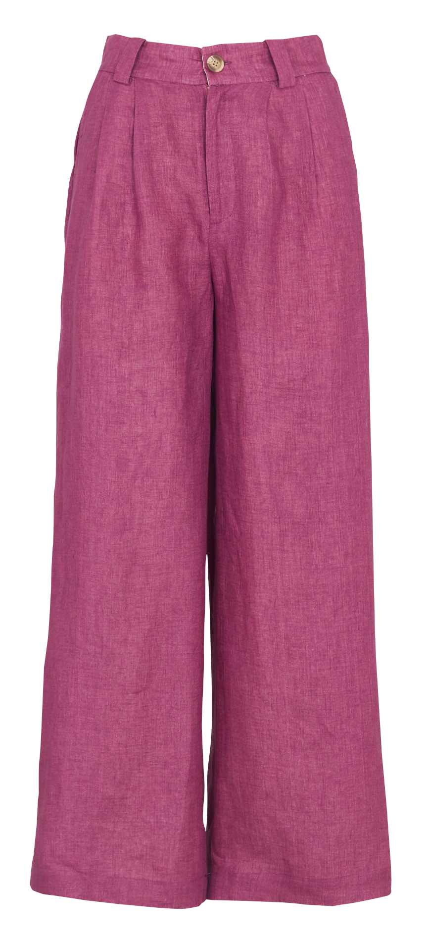 Wide pleated linen trousers SEE U SOON Purple