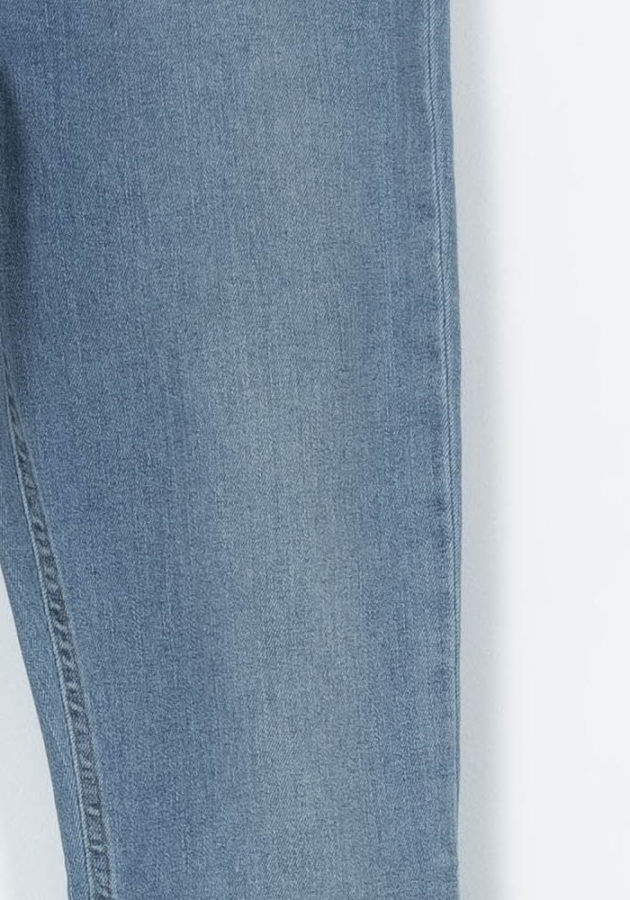 Cropped slim jeans with studs ACNE STUDIOS - Seconde Main Blue