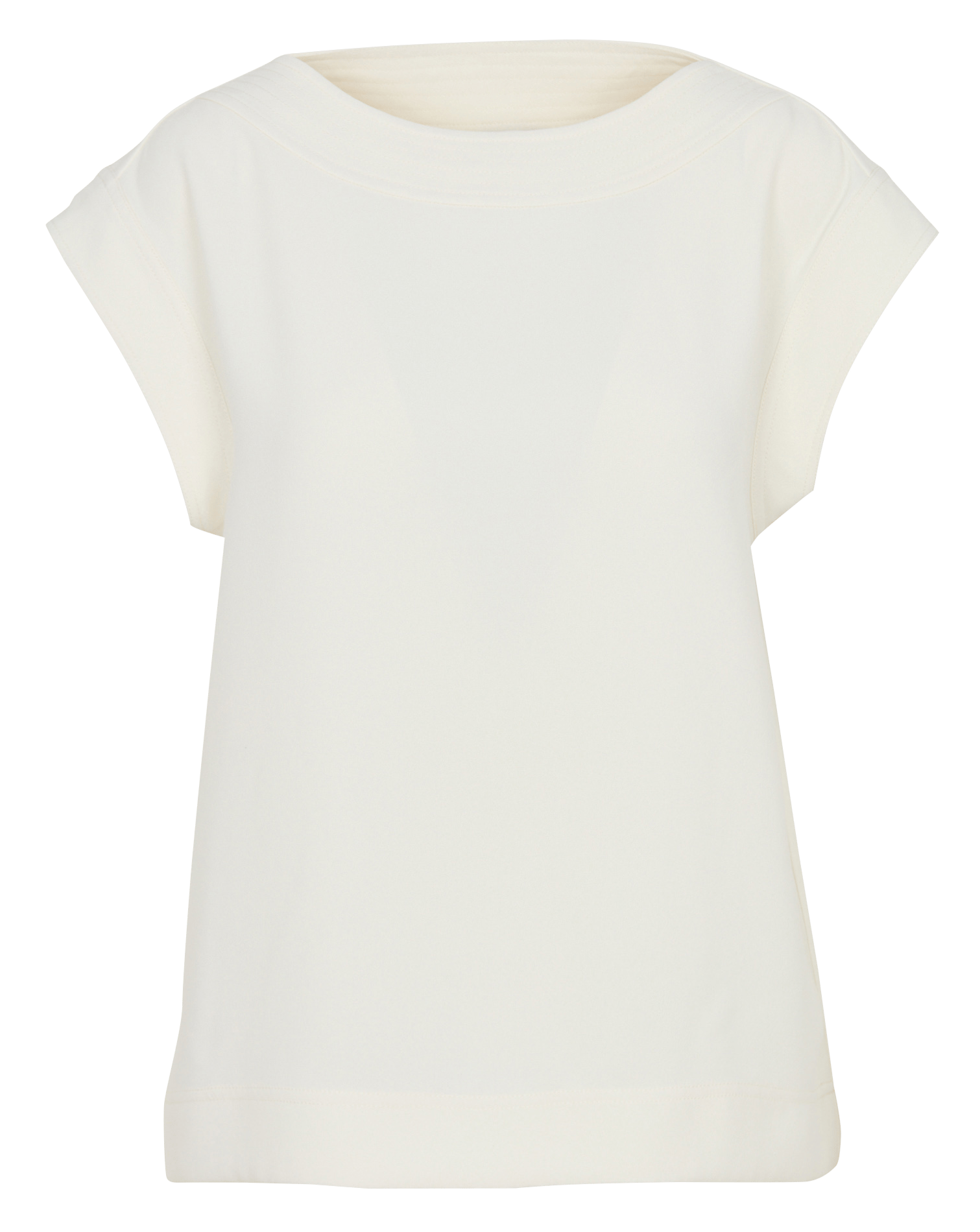 Top droit col rond ZAPA Blanc