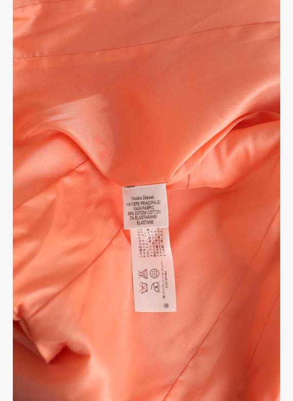 paule ka orange dress Paule Ka Orange Silk Maxi Evening Dress Size 38 FR