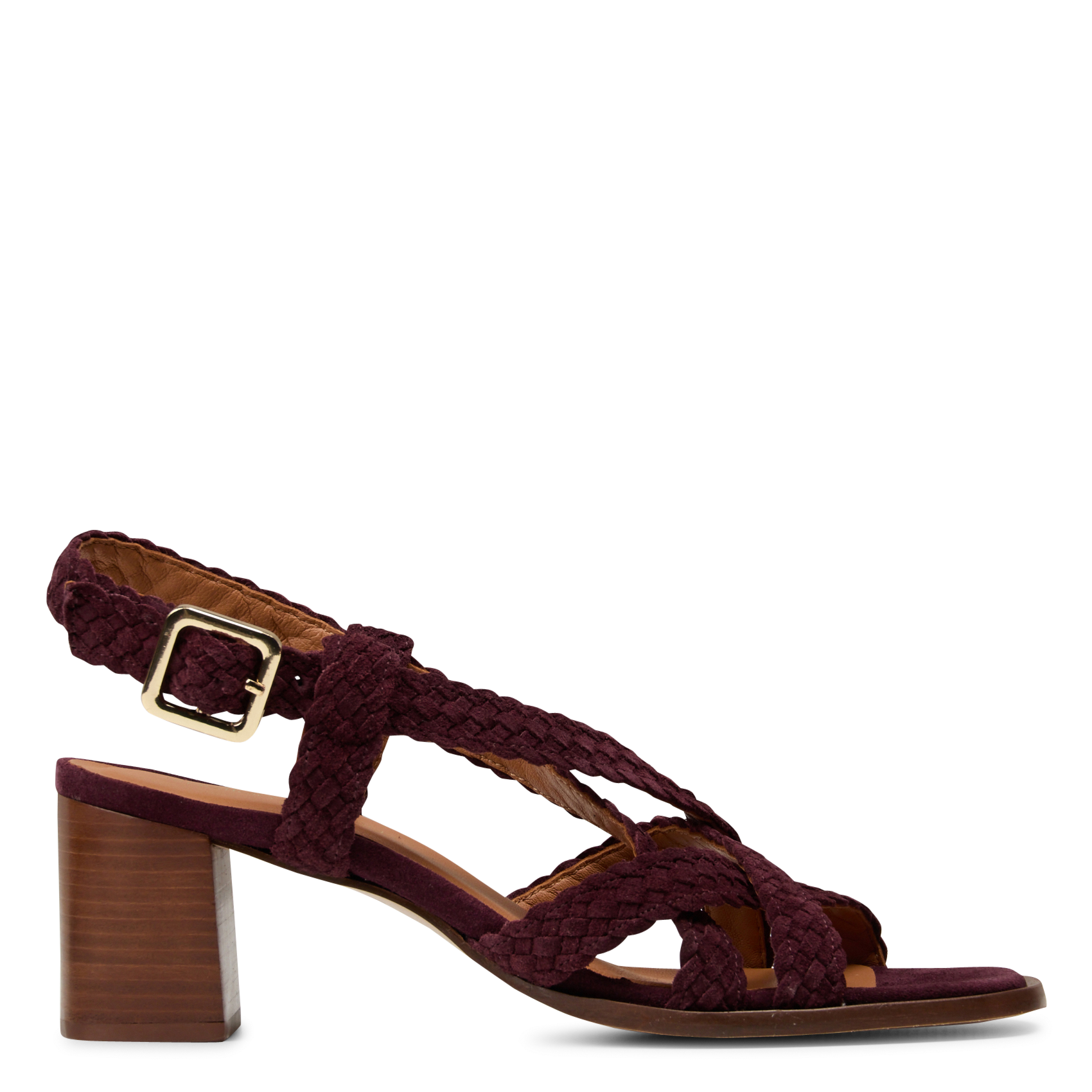 Sandales à talons en cuir MELLOW YELLOW Violet