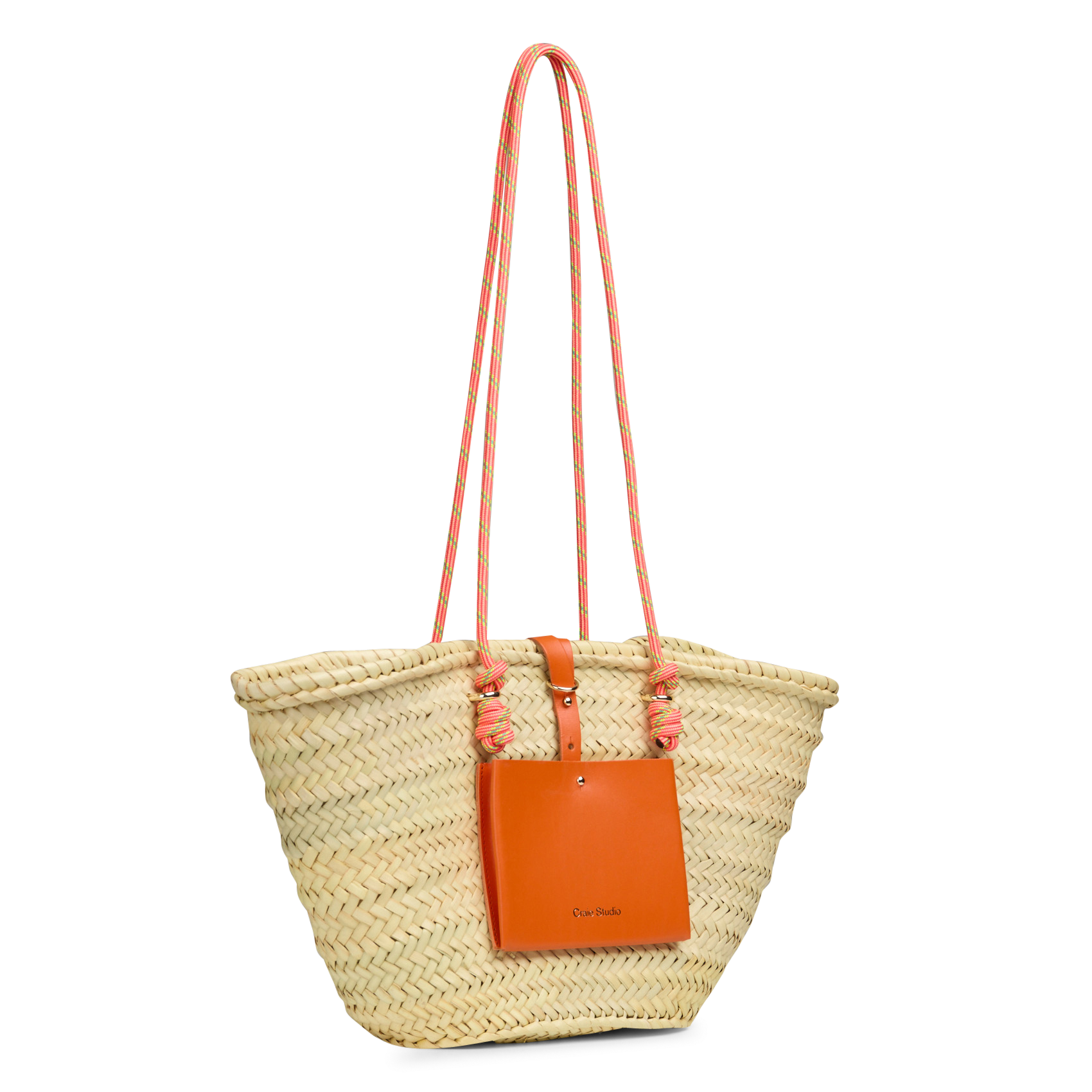 Geflochtener Korb aus Doumpalme CRAIE STUDIO Orange