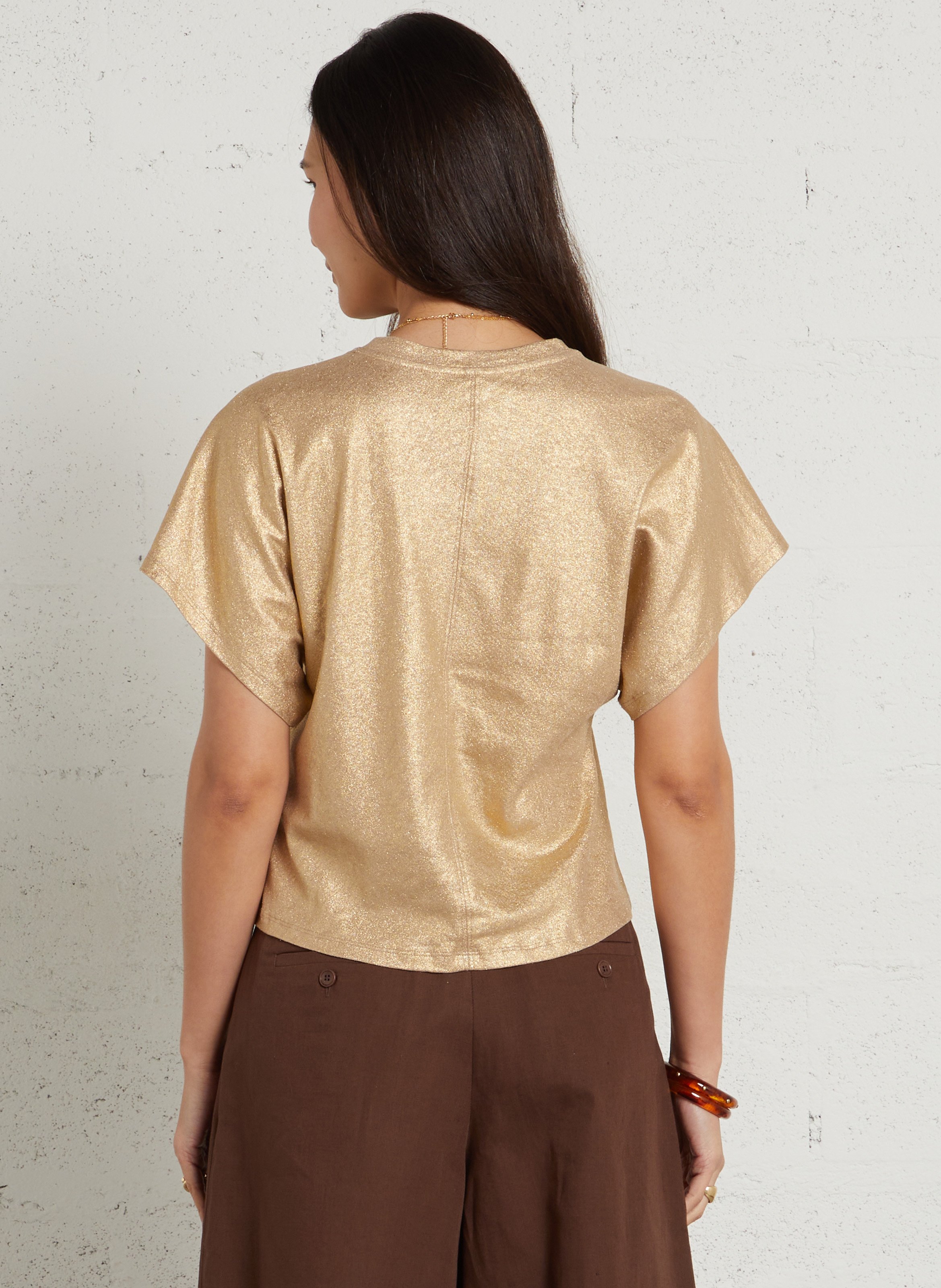 Recht short - katoenblend MAX MARA WEEK END Bruin