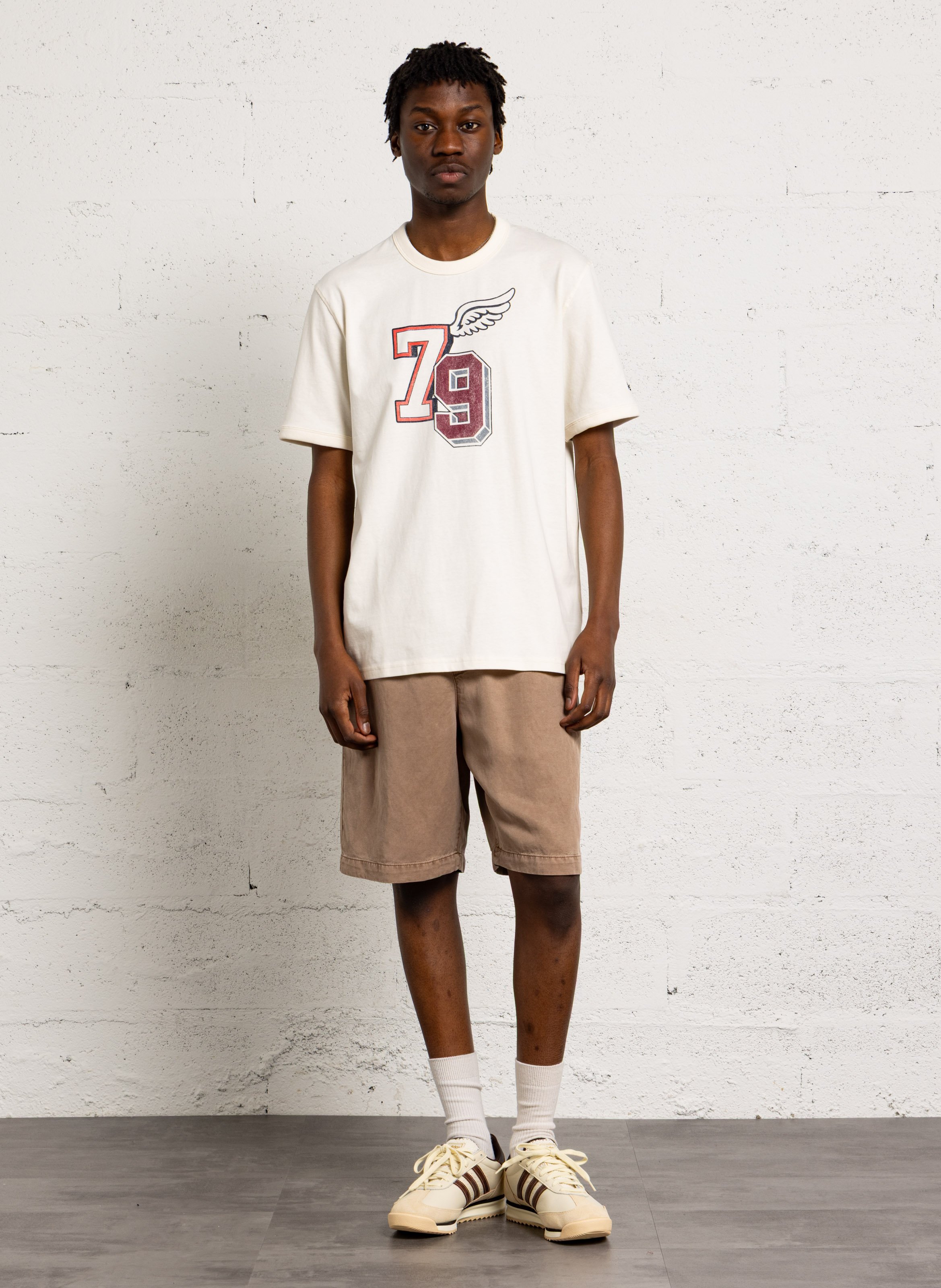 Einfarbige gerade geschnittene Bermuda-Shorts IKKS Braun