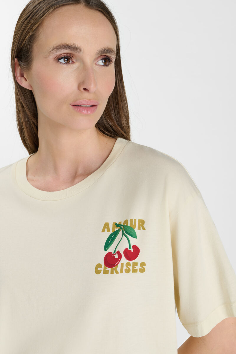 T-shirt LE TEMPS DES CERISES White