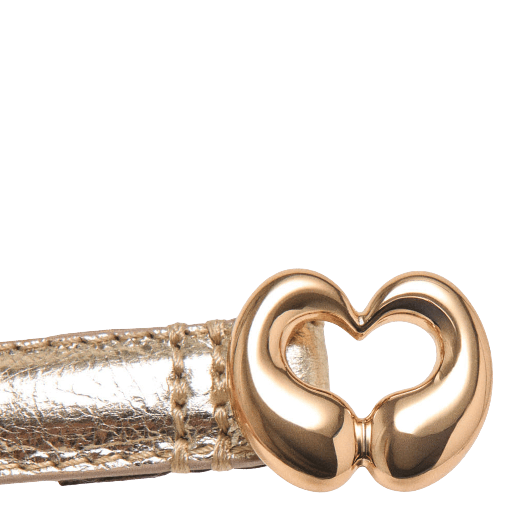 Belt with metallic buckle MAJE Golden